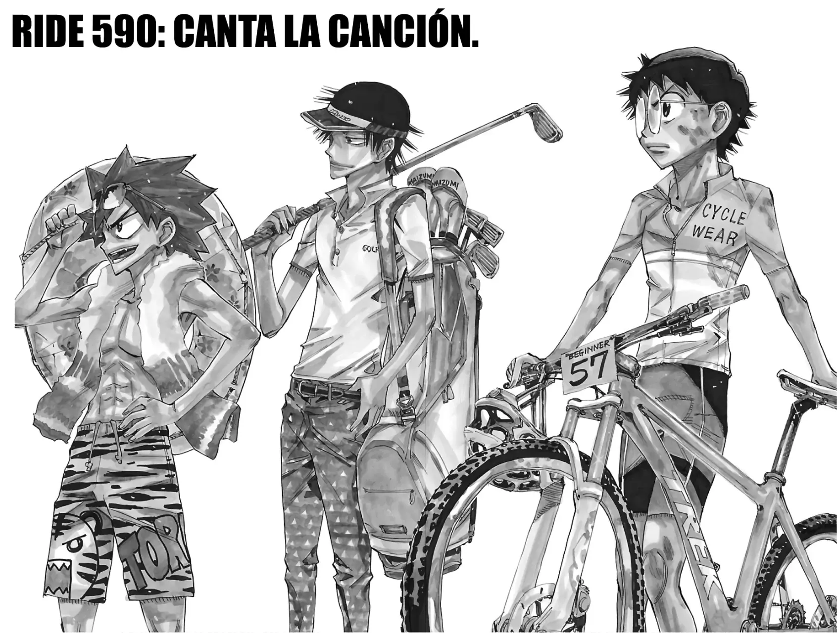 Yowamushi Pedal Capitulo 590: Canción. página 3