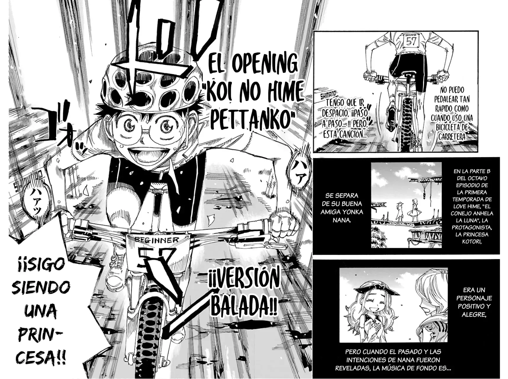 Yowamushi Pedal Capitulo 590: Canción. página 6