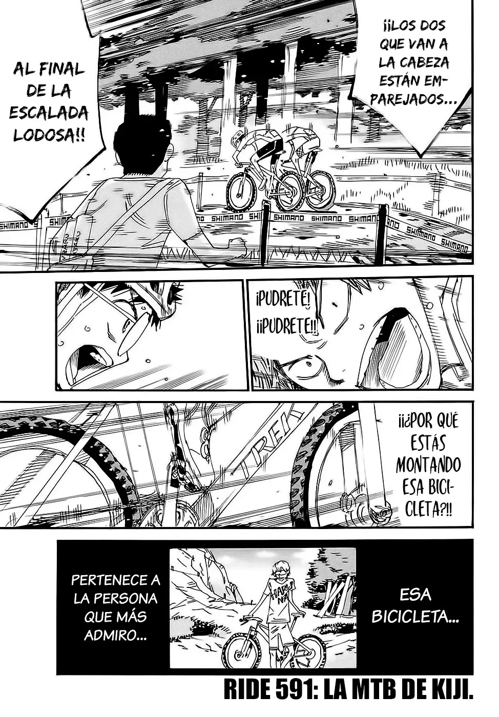 Yowamushi Pedal Capitulo 591: La MTB de Kiji página 2