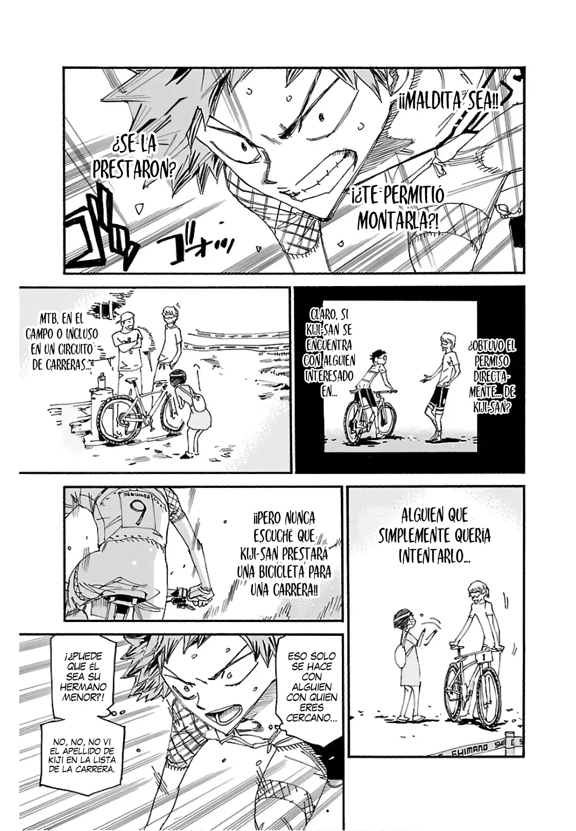 Yowamushi Pedal Capitulo 591: La MTB de Kiji página 8