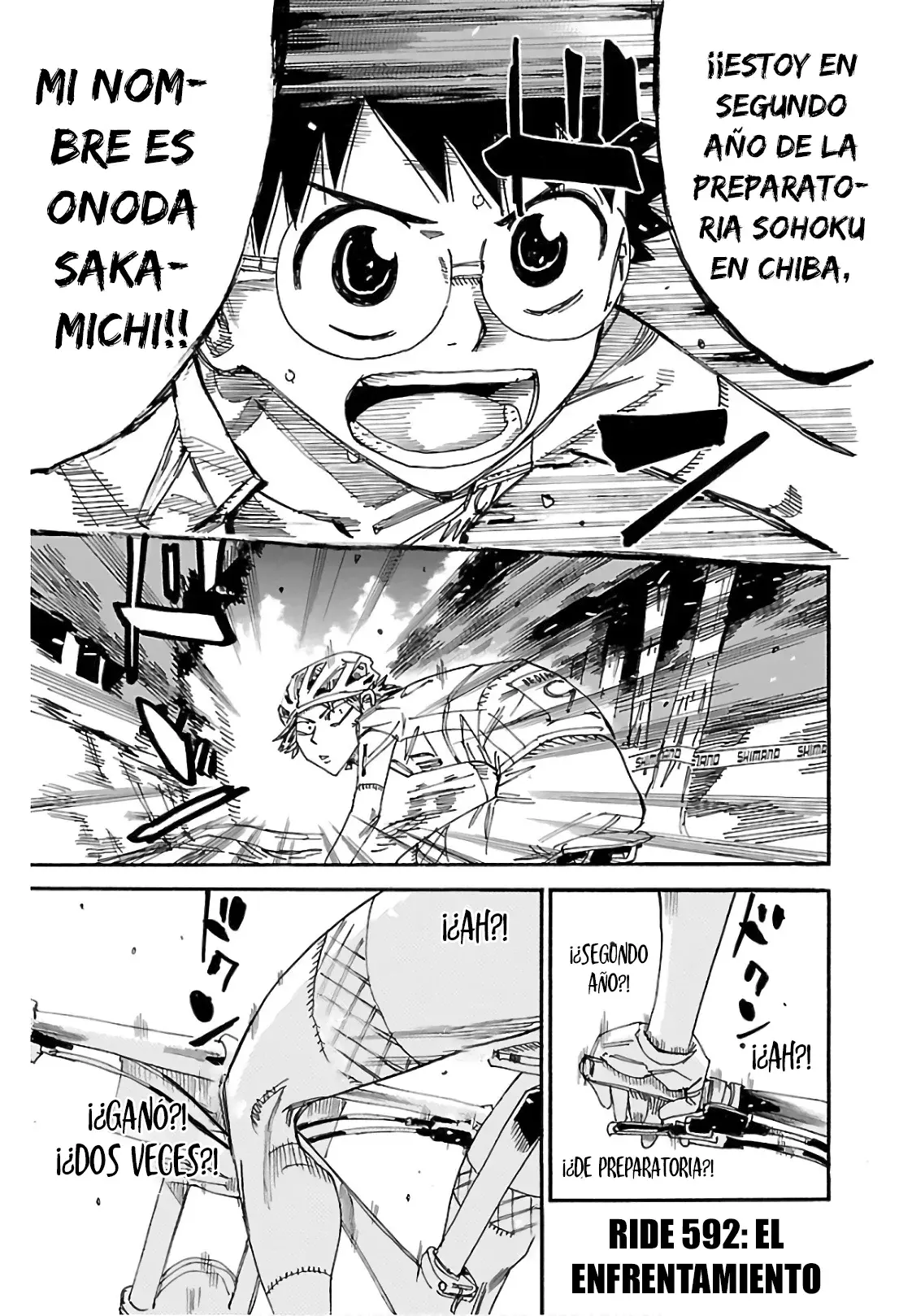 Yowamushi Pedal Capitulo 592: Su duelo página 3