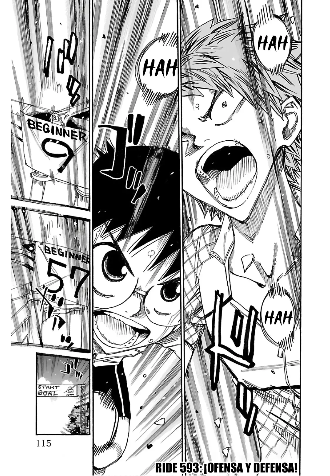 Yowamushi Pedal Capitulo 593: Ataque y defensa página 2