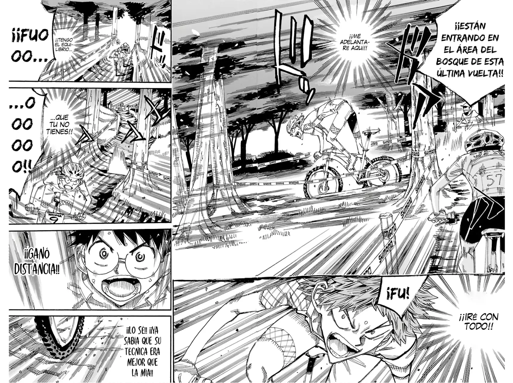 Yowamushi Pedal Capitulo 593: Ataque y defensa página 8
