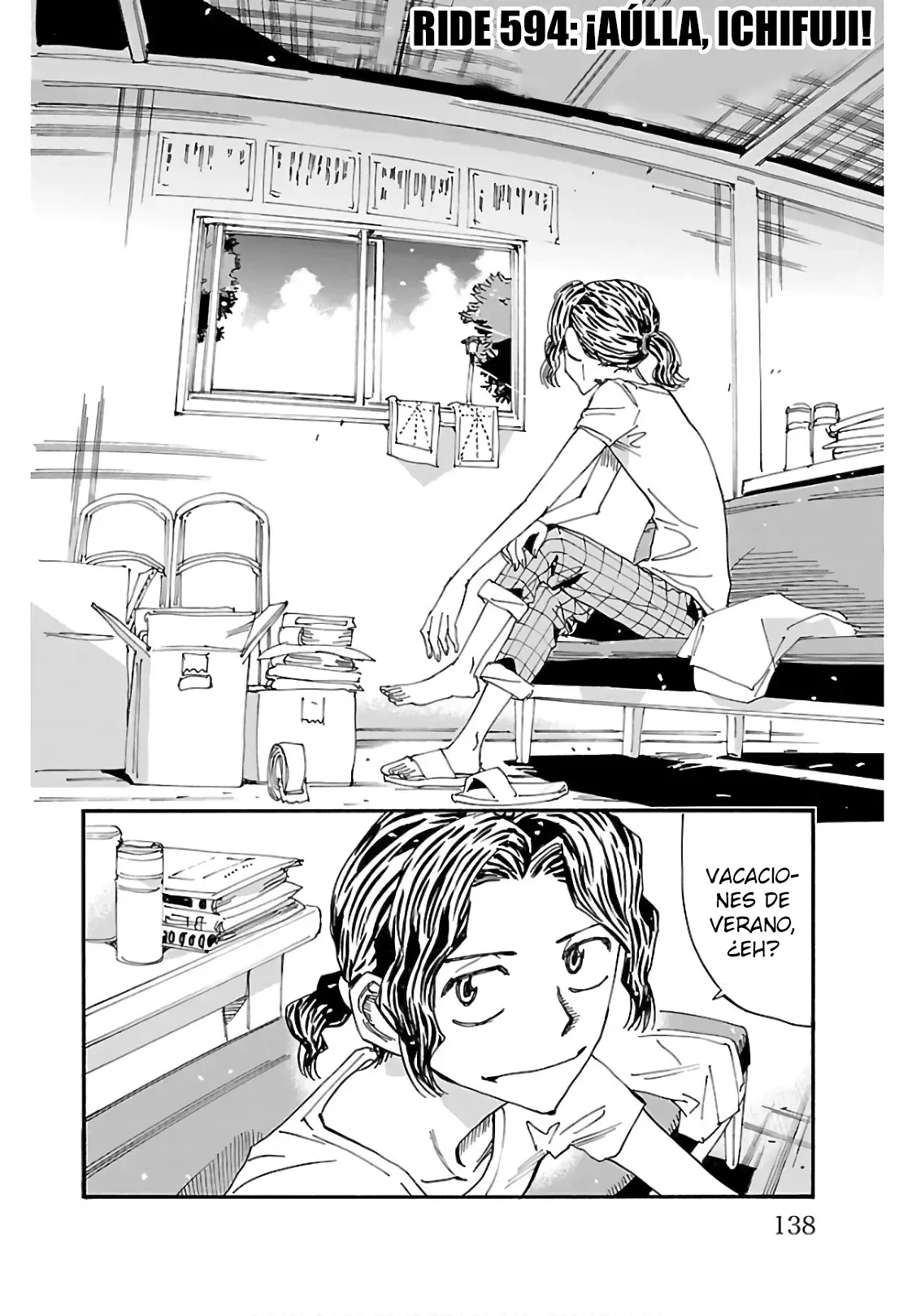 Yowamushi Pedal Capitulo 594: Grita, Ichifuji. página 3