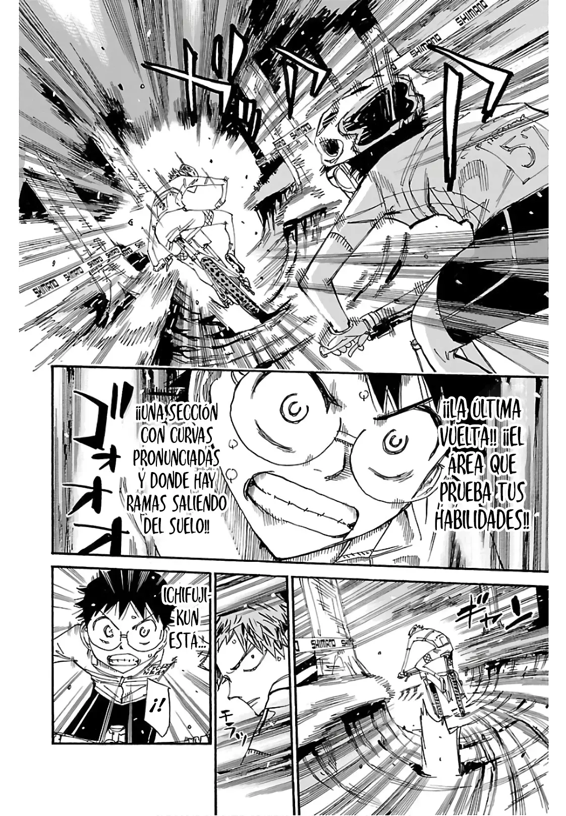 Yowamushi Pedal Capitulo 594: Grita, Ichifuji. página 6