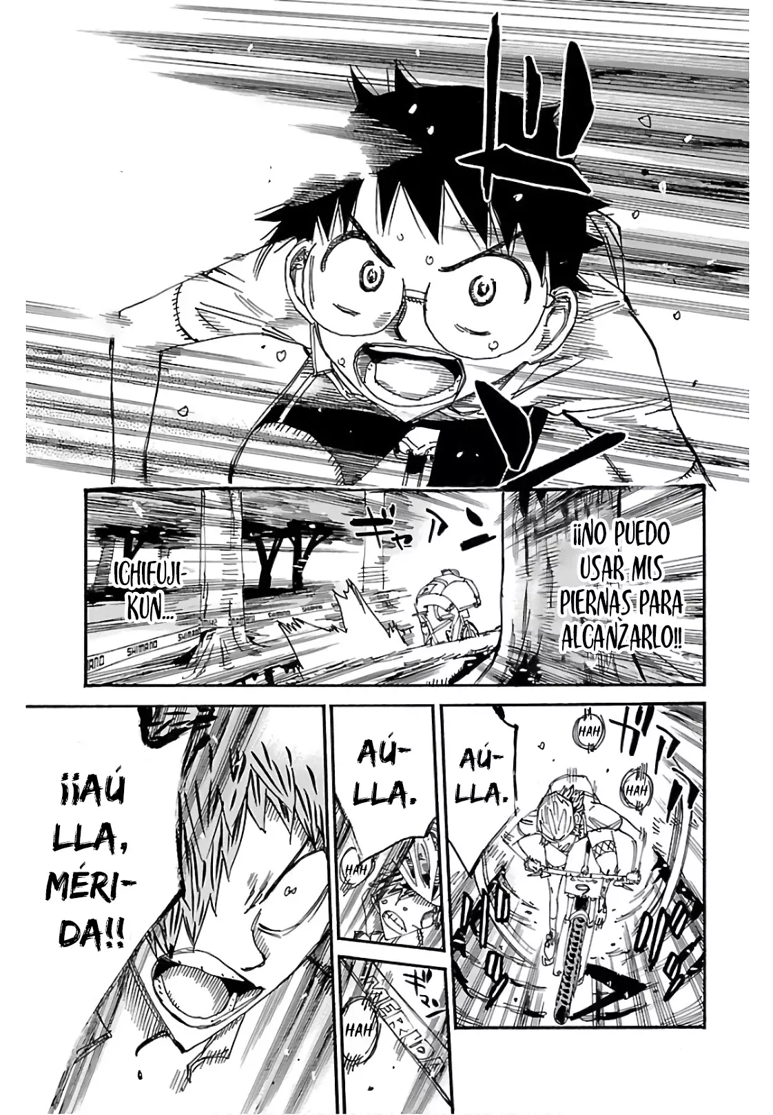 Yowamushi Pedal Capitulo 594: Grita, Ichifuji. página 9