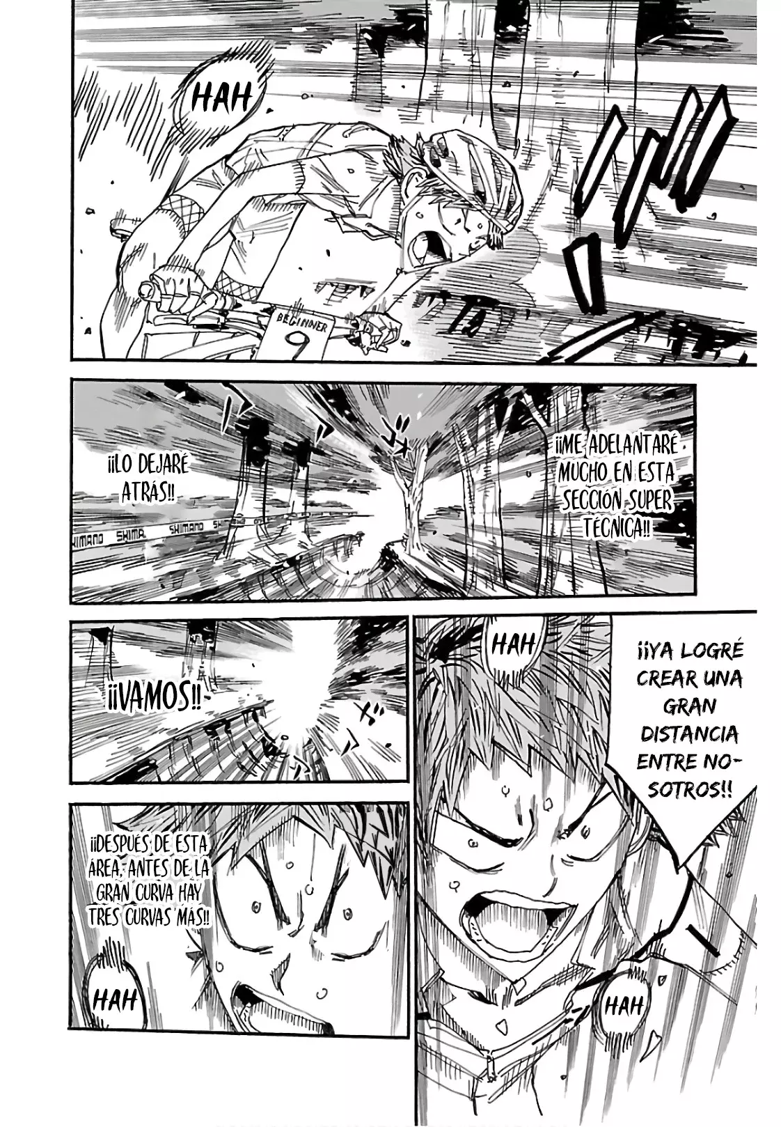 Yowamushi Pedal Capitulo 595: Una brecha suficiente. página 11