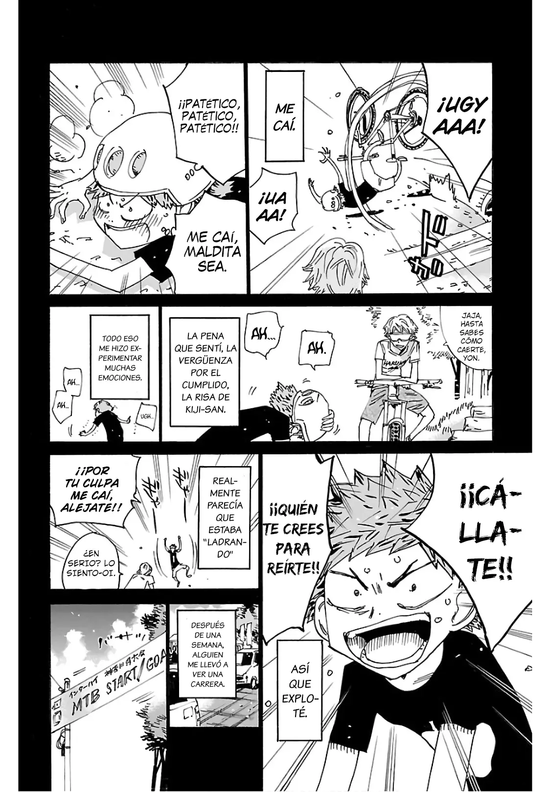 Yowamushi Pedal Capitulo 595: Una brecha suficiente. página 13