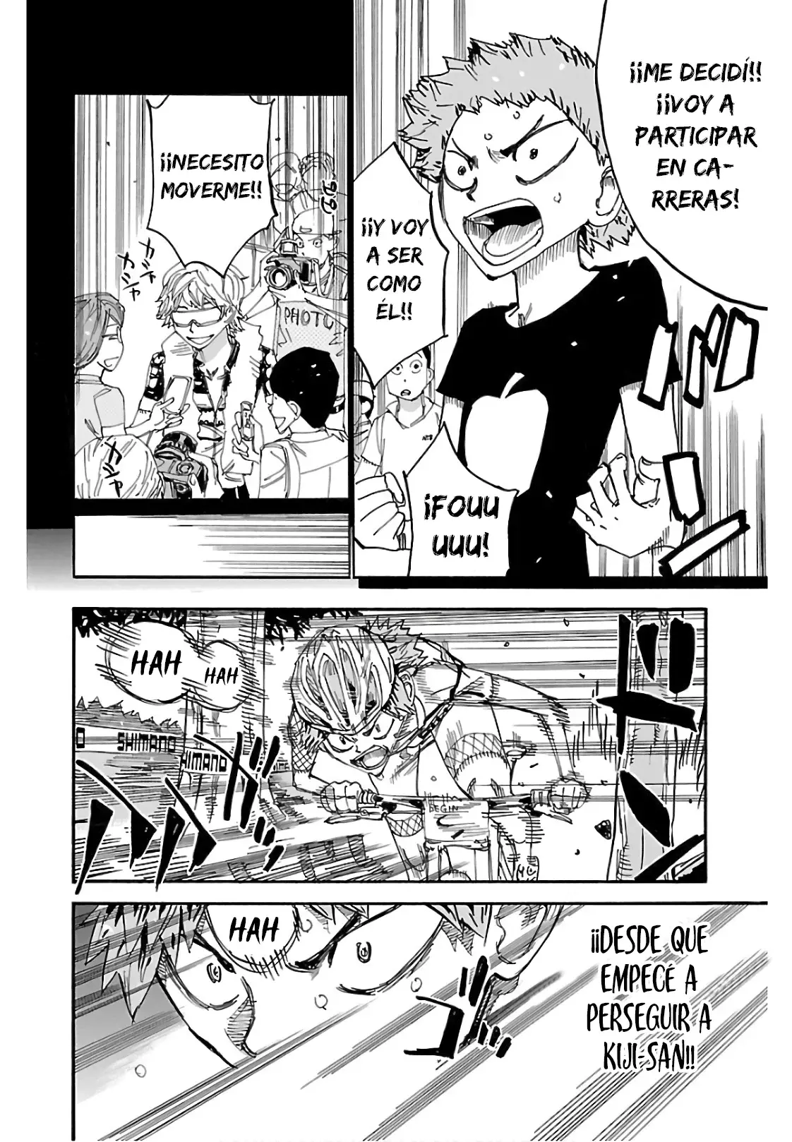 Yowamushi Pedal Capitulo 595: Una brecha suficiente. página 15