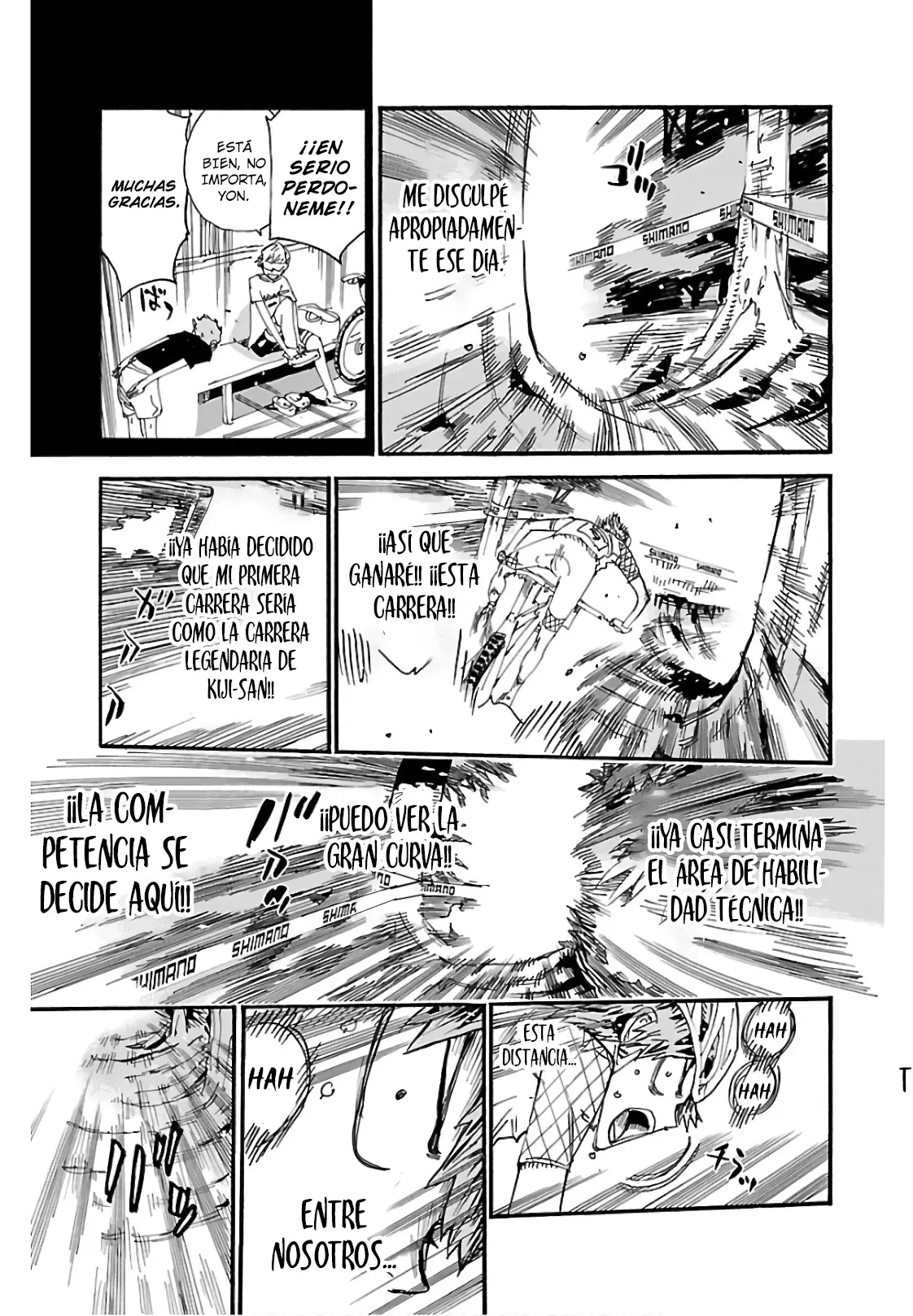Yowamushi Pedal Capitulo 595: Una brecha suficiente. página 16
