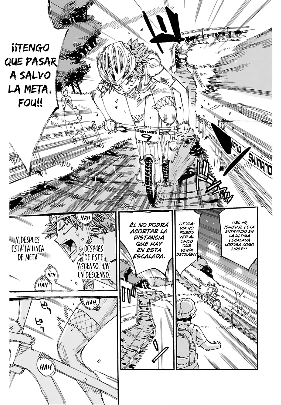 Yowamushi Pedal Capitulo 595: Una brecha suficiente. página 21