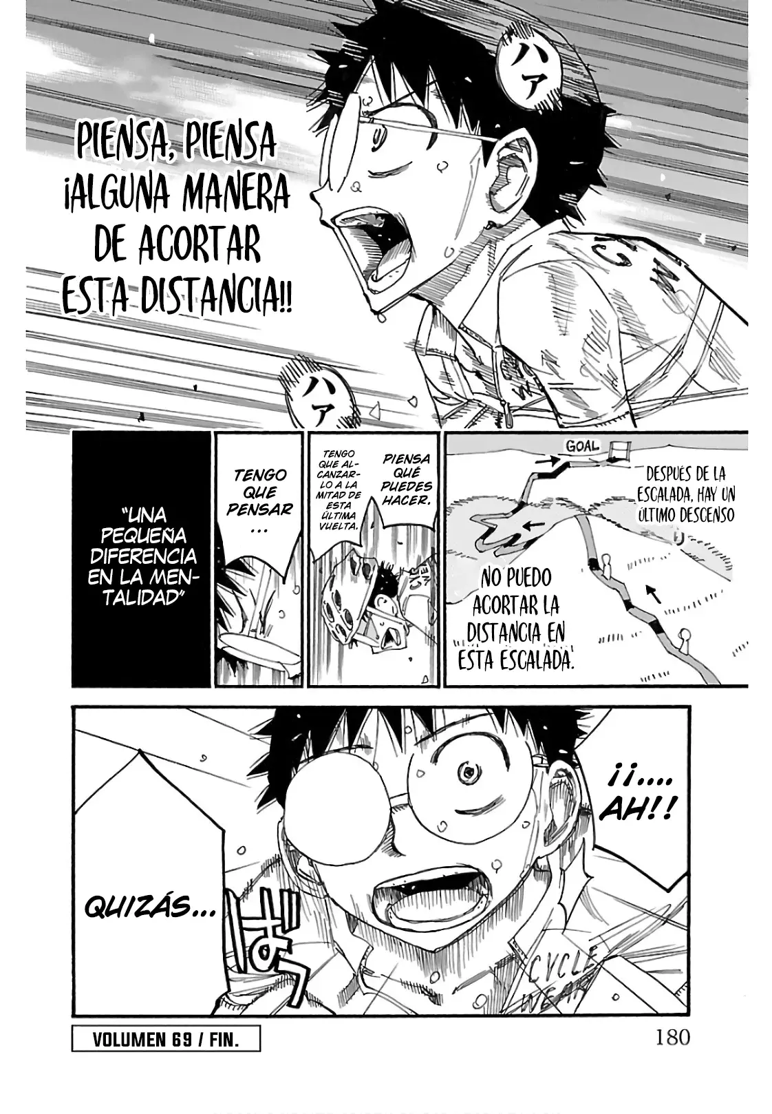 Yowamushi Pedal Capitulo 595: Una brecha suficiente. página 24