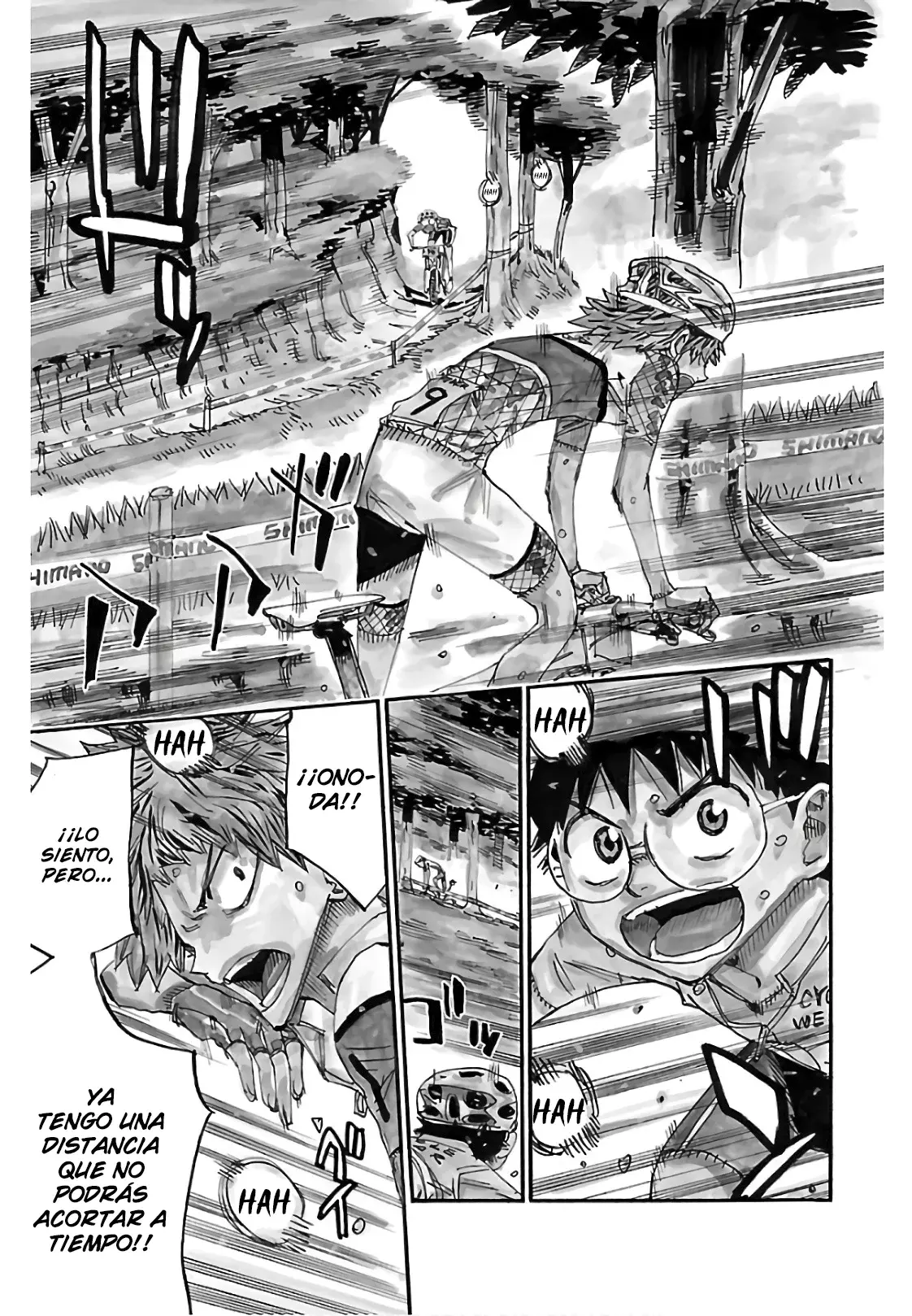 Yowamushi Pedal Capitulo 595: Una brecha suficiente. página 3