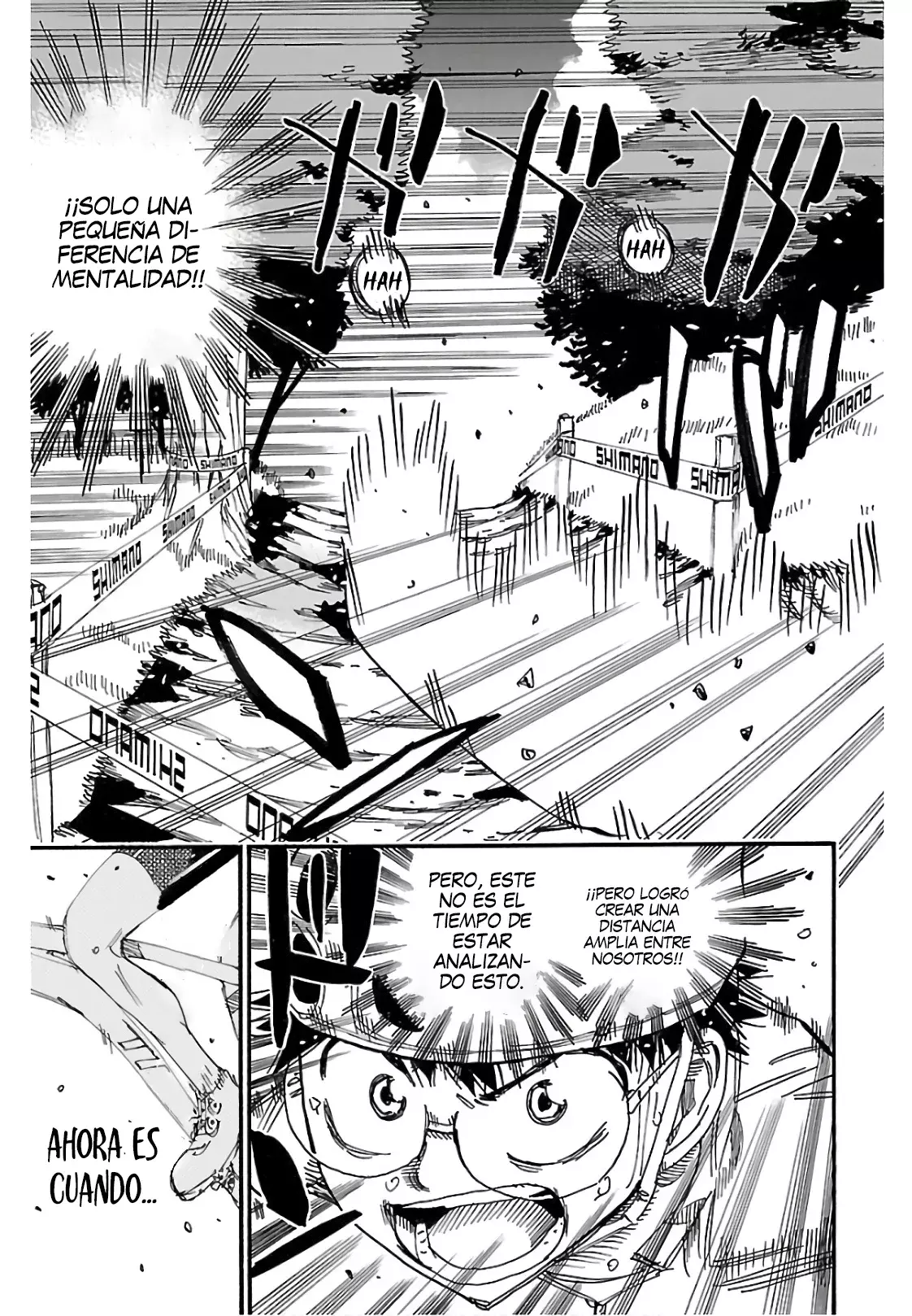 Yowamushi Pedal Capitulo 595: Una brecha suficiente. página 9