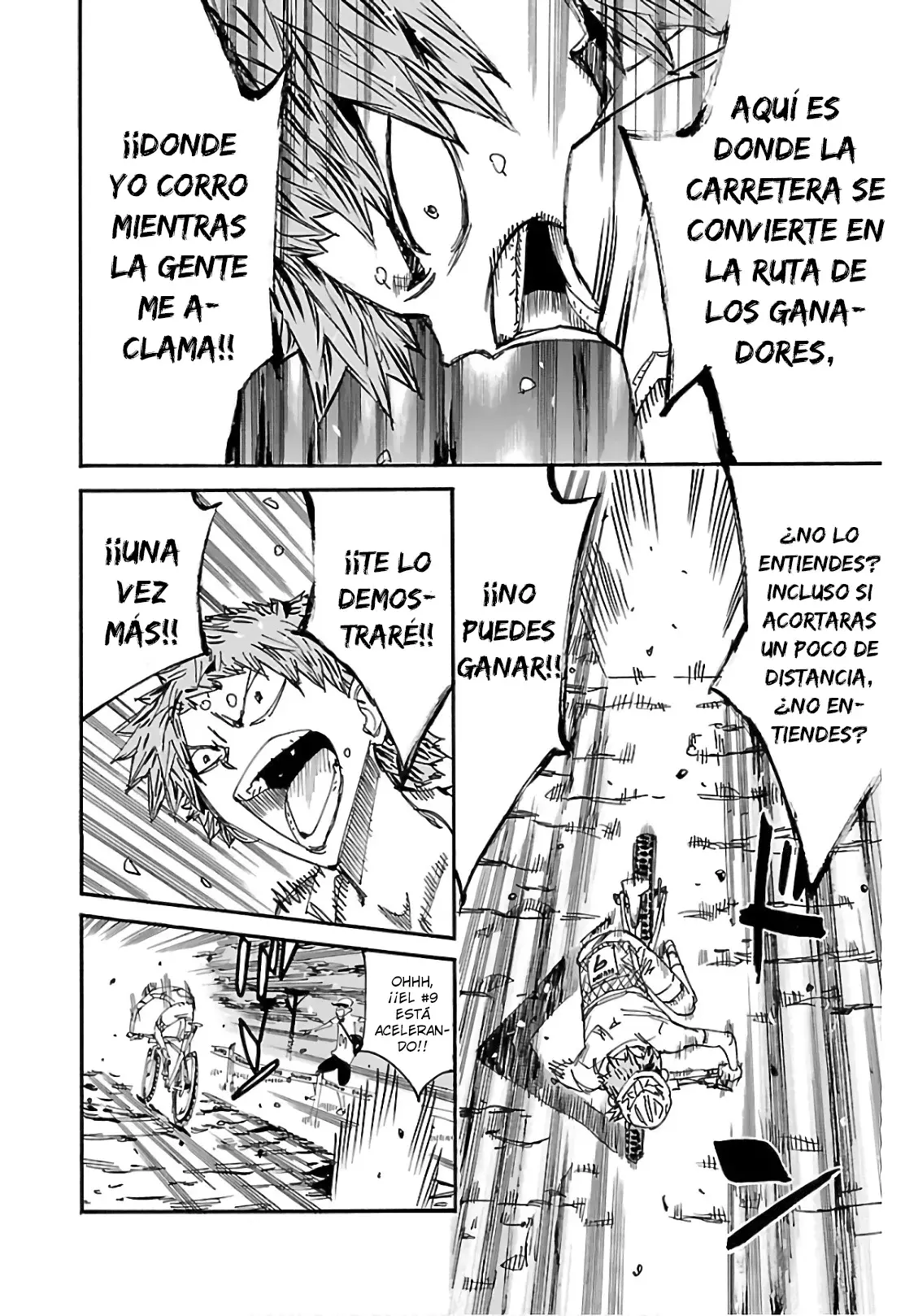 Yowamushi Pedal Capitulo 597: La etapa sin nombre página 10