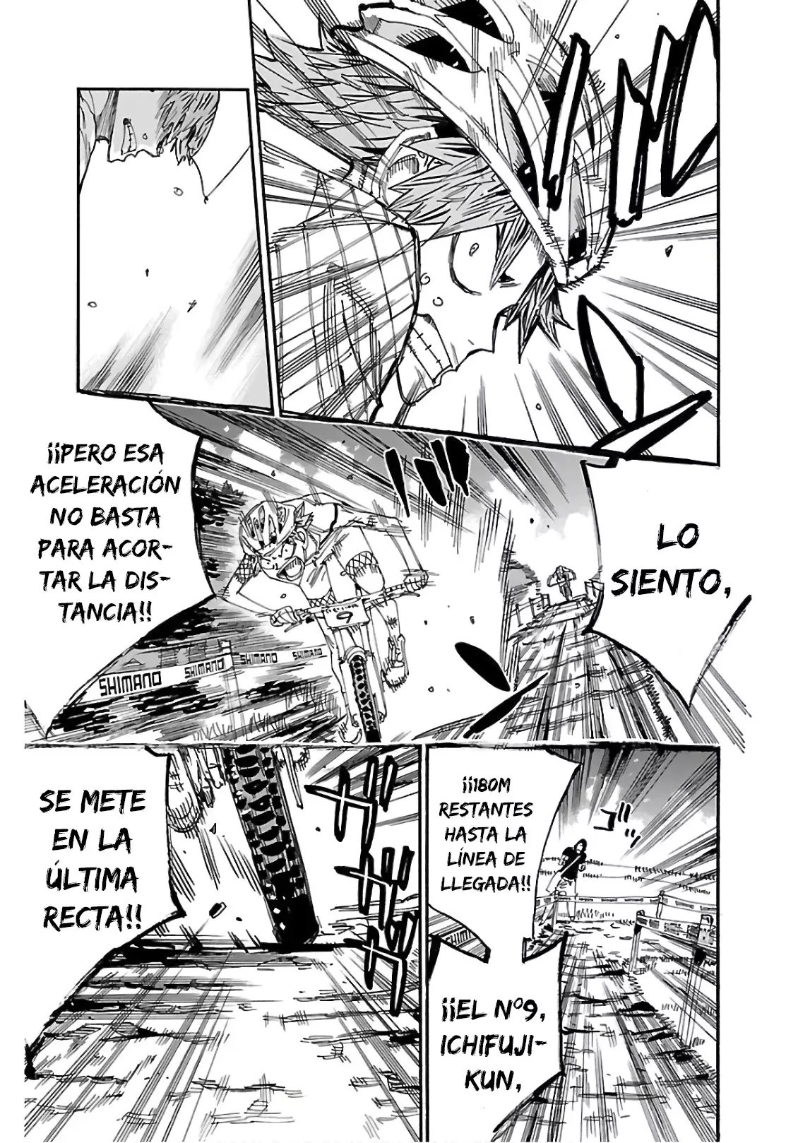 Yowamushi Pedal Capitulo 597: La etapa sin nombre página 14