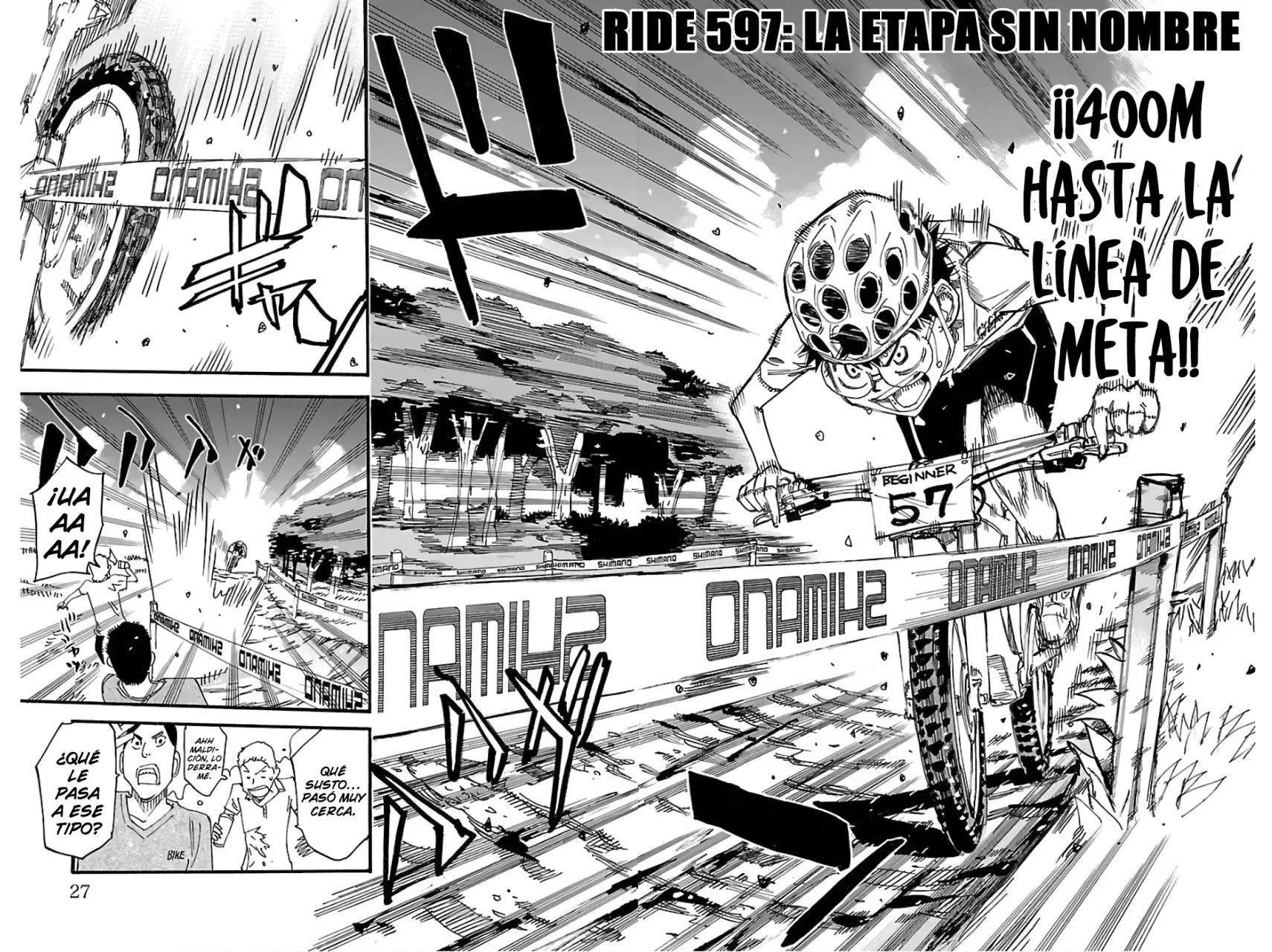 Yowamushi Pedal Capitulo 597: La etapa sin nombre página 3