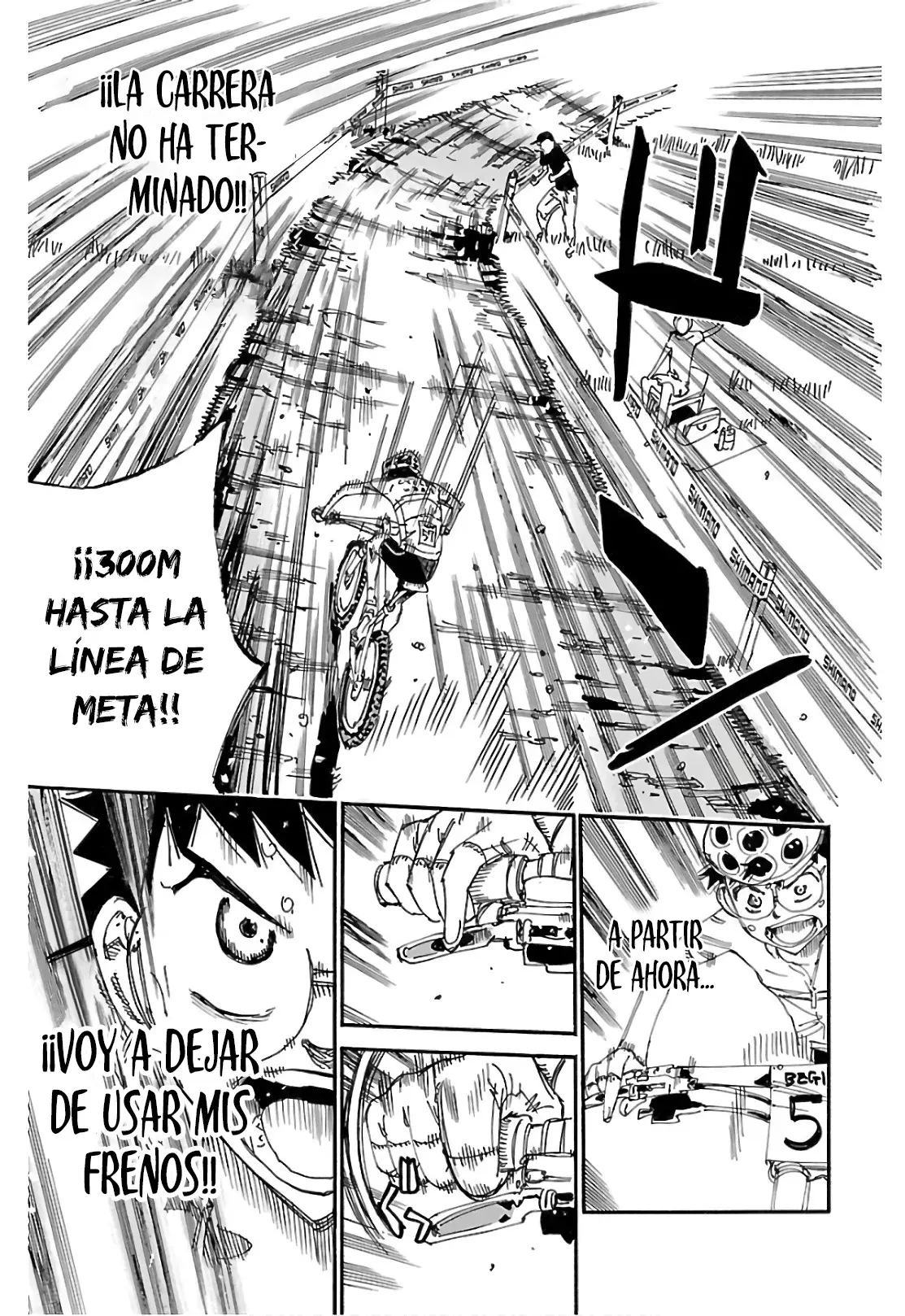 Yowamushi Pedal Capitulo 597: La etapa sin nombre página 7