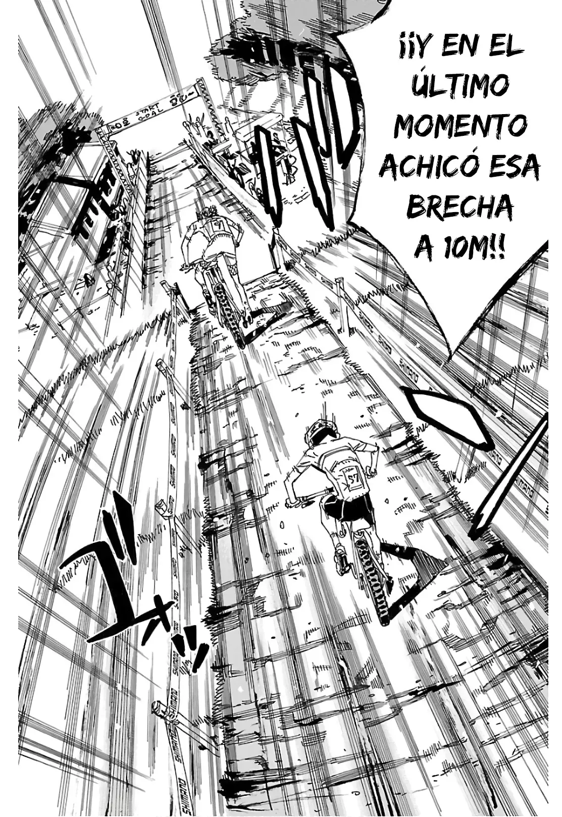 Yowamushi Pedal Capitulo 599: ¡¡Una brecha de 30m!! página 13