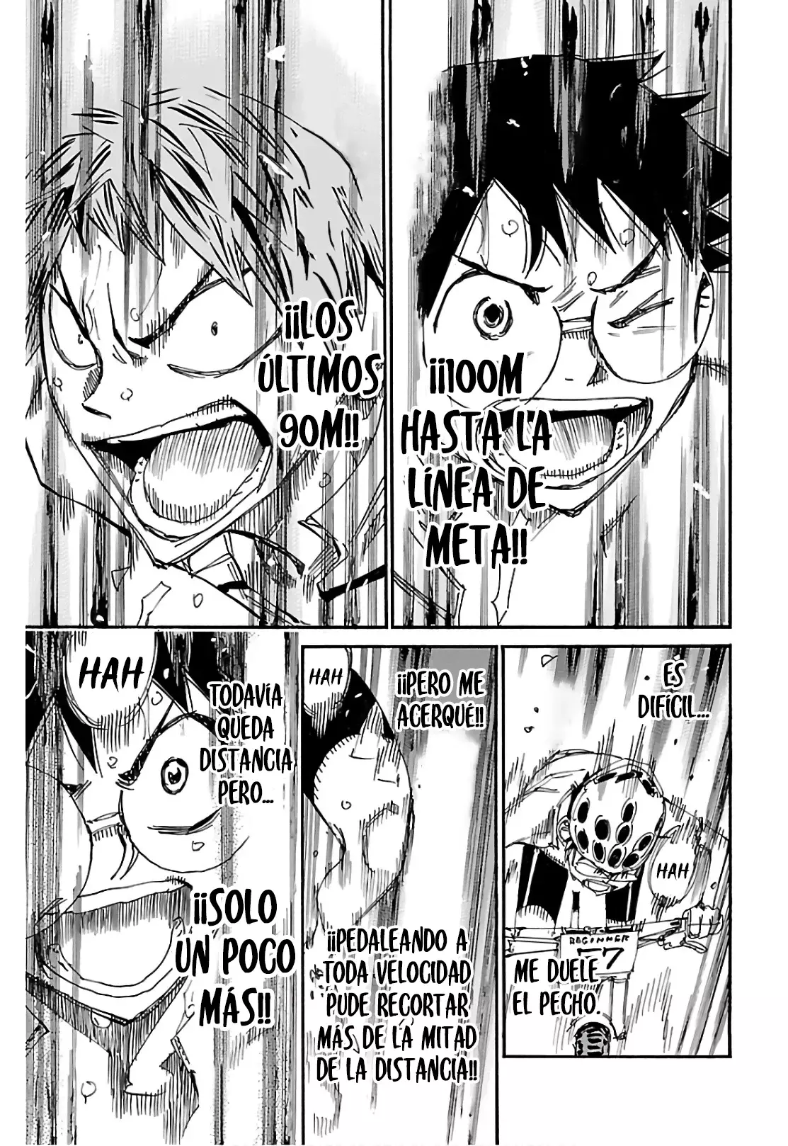 Yowamushi Pedal Capitulo 599: ¡¡Una brecha de 30m!! página 14