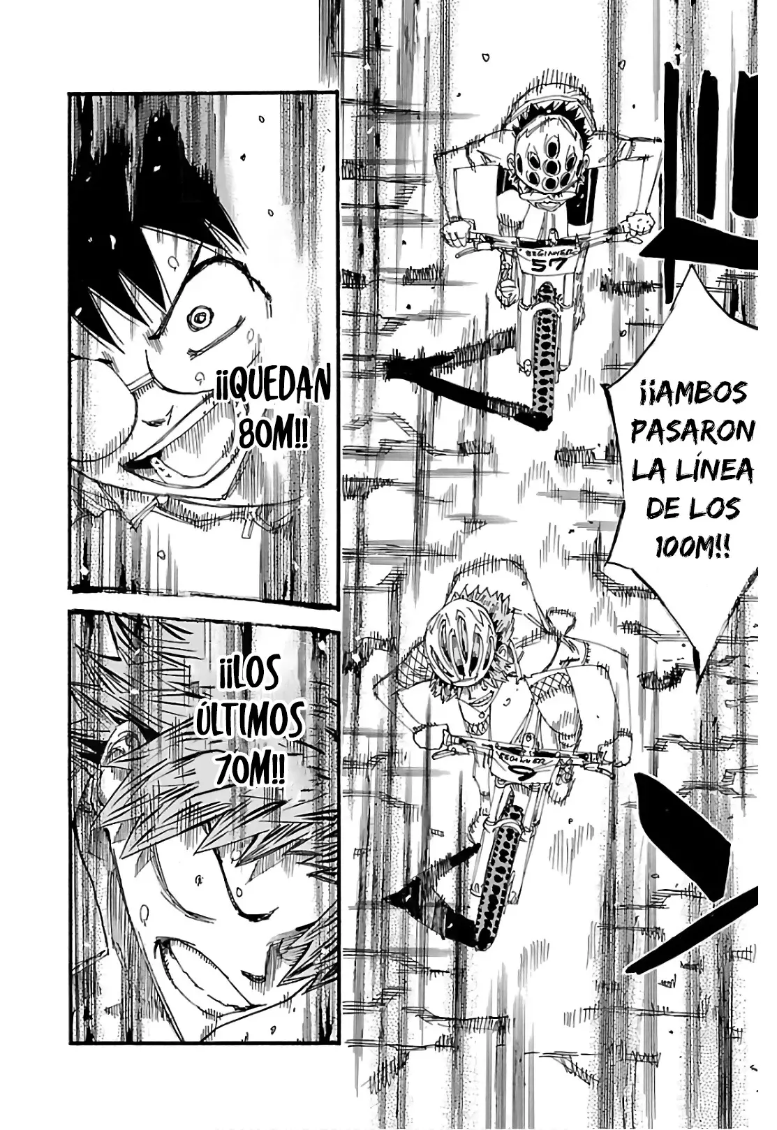 Yowamushi Pedal Capitulo 599: ¡¡Una brecha de 30m!! página 15