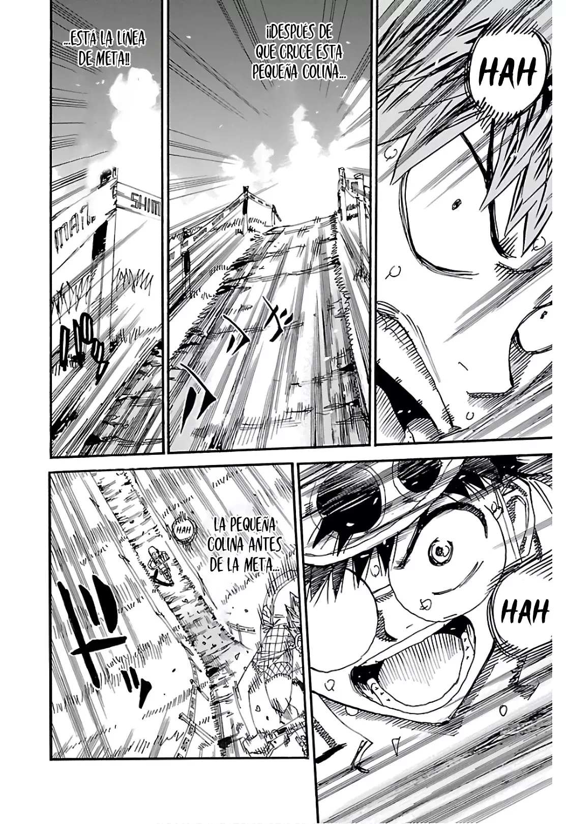Yowamushi Pedal Capitulo 599: ¡¡Una brecha de 30m!! página 4
