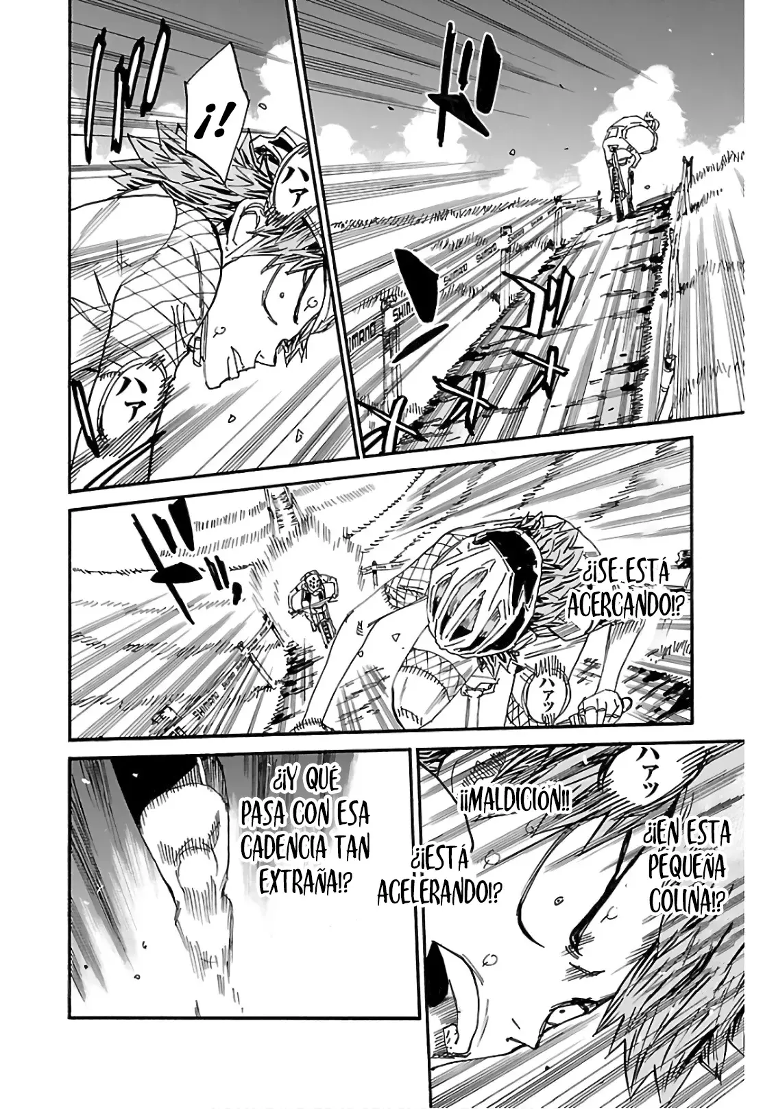 Yowamushi Pedal Capitulo 599: ¡¡Una brecha de 30m!! página 8