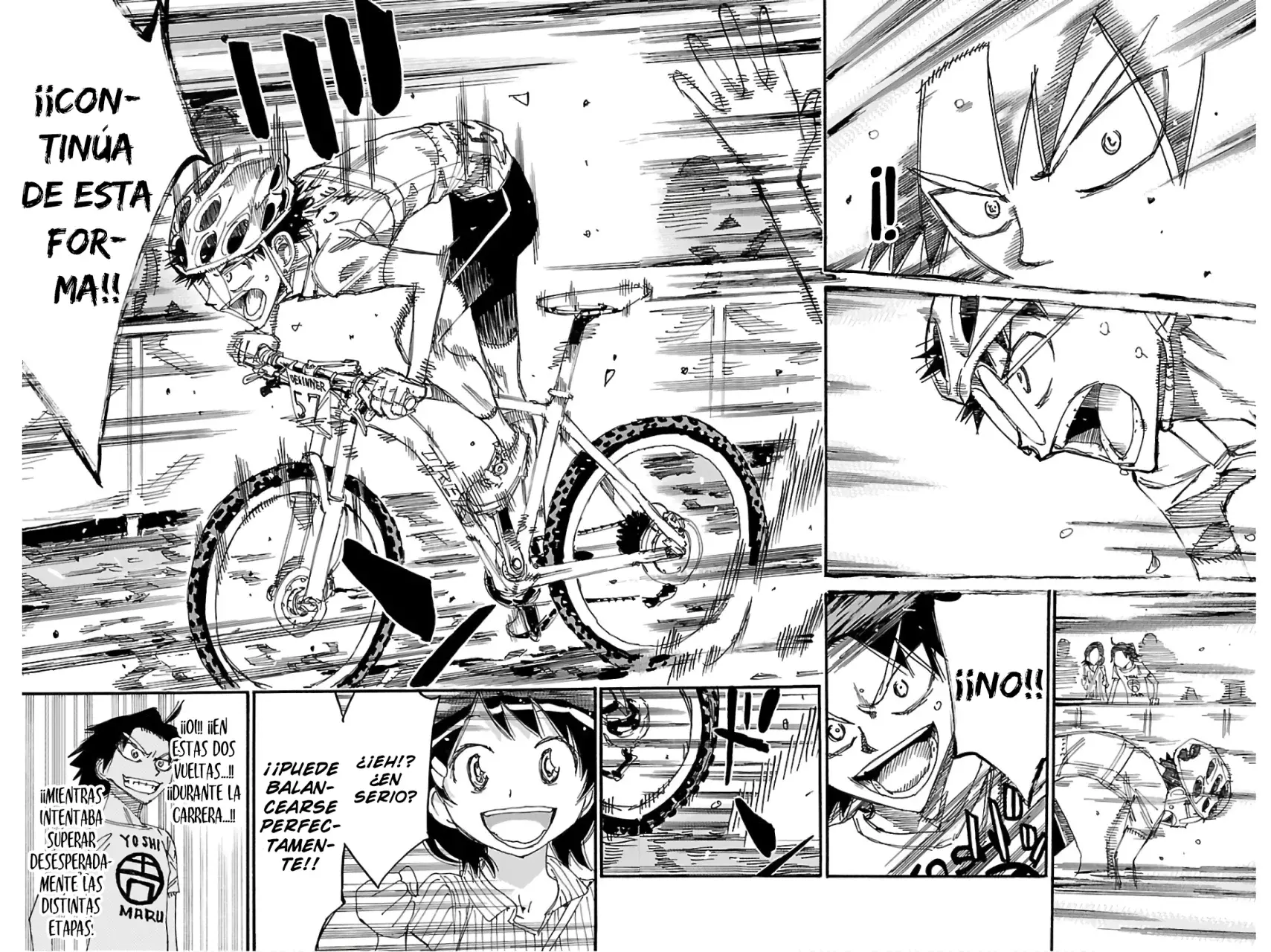 Yowamushi Pedal Capitulo 600: ¡¡Ruedas saltando hacia la línea de meta!! página 17