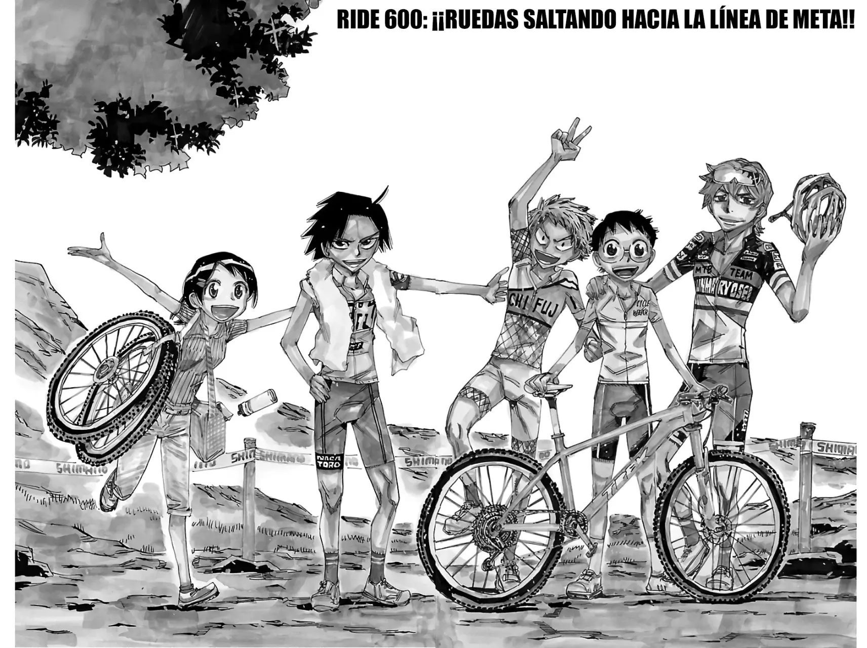 Yowamushi Pedal Capitulo 600: ¡¡Ruedas saltando hacia la línea de meta!! página 5