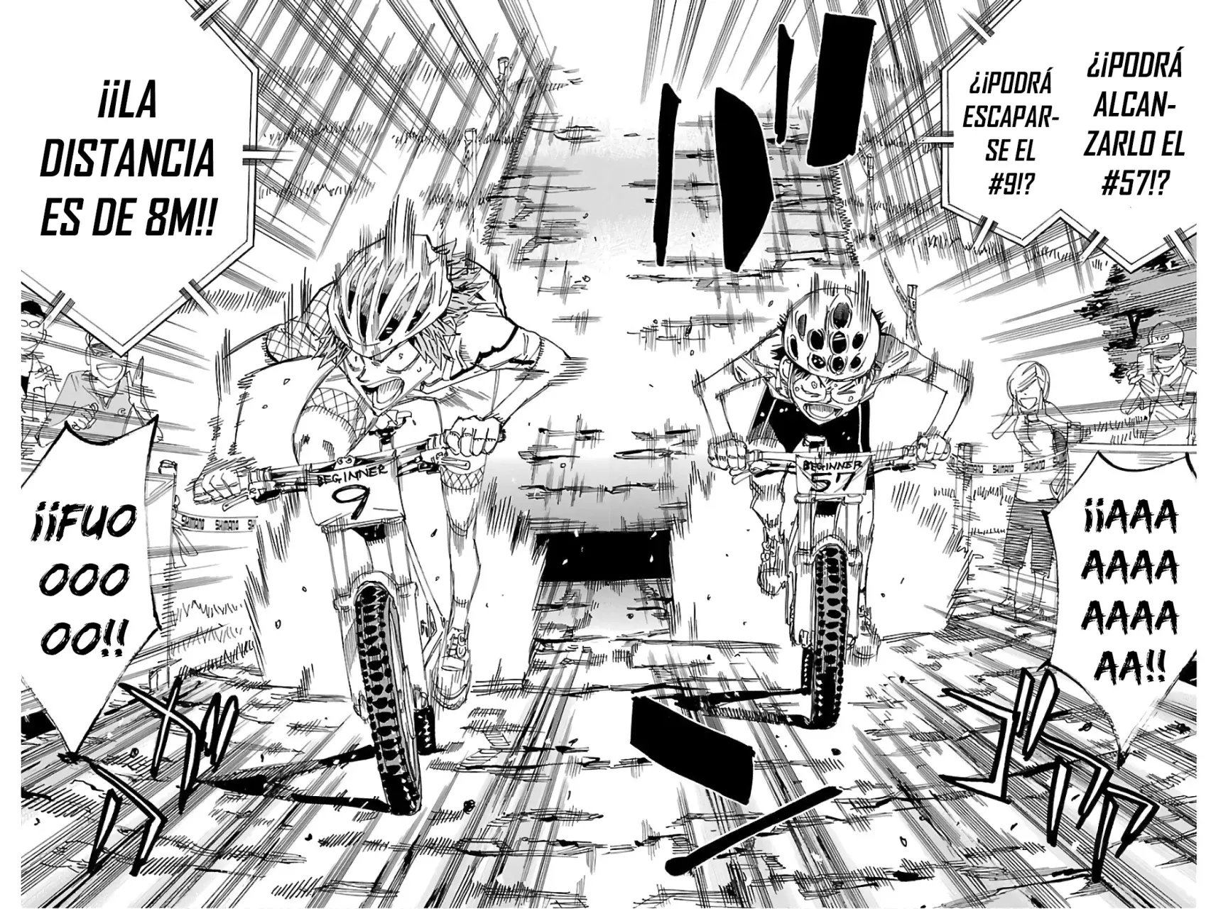 Yowamushi Pedal Capitulo 600: ¡¡Ruedas saltando hacia la línea de meta!! página 9