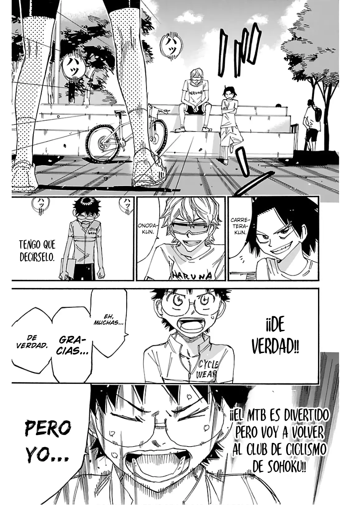 Yowamushi Pedal Capitulo 602: Cada uno por su lado. página 12