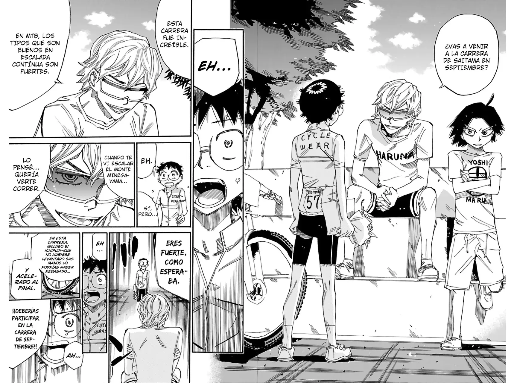 Yowamushi Pedal Capitulo 602: Cada uno por su lado. página 13