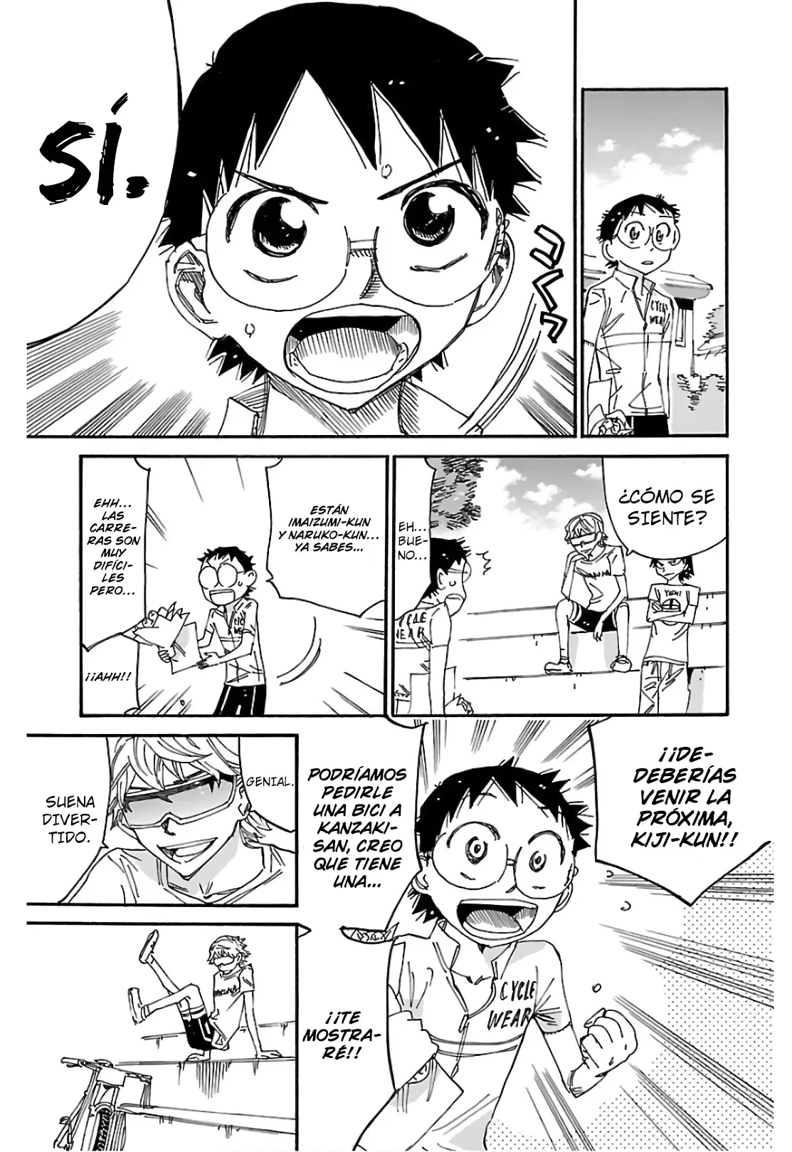 Yowamushi Pedal Capitulo 602: Cada uno por su lado. página 16