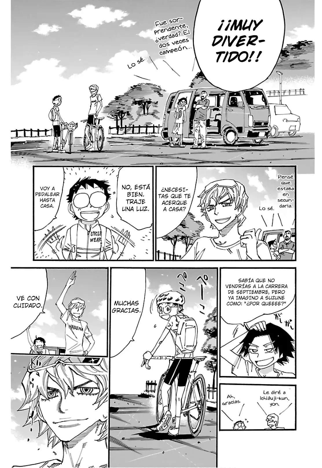 Yowamushi Pedal Capitulo 602: Cada uno por su lado. página 18