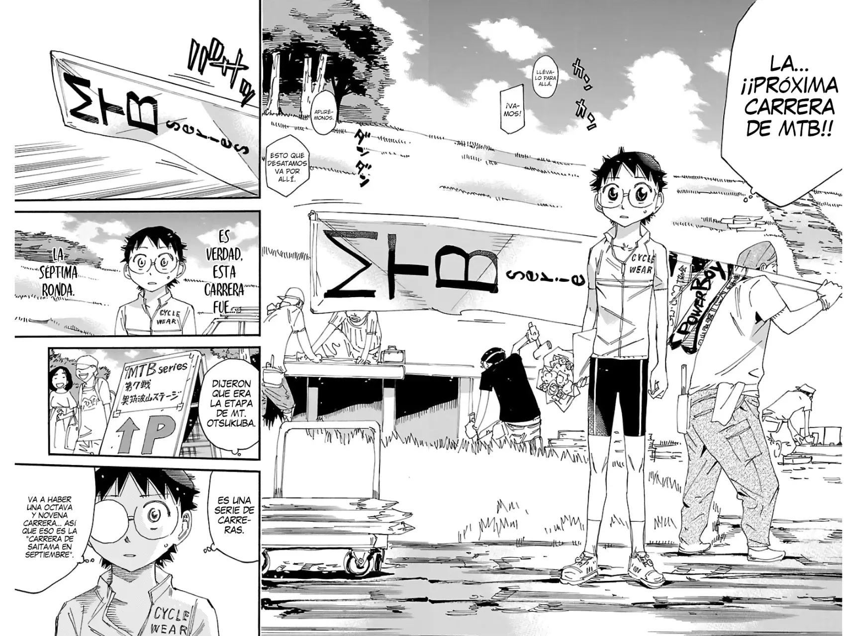 Yowamushi Pedal Capitulo 602: Cada uno por su lado. página 8
