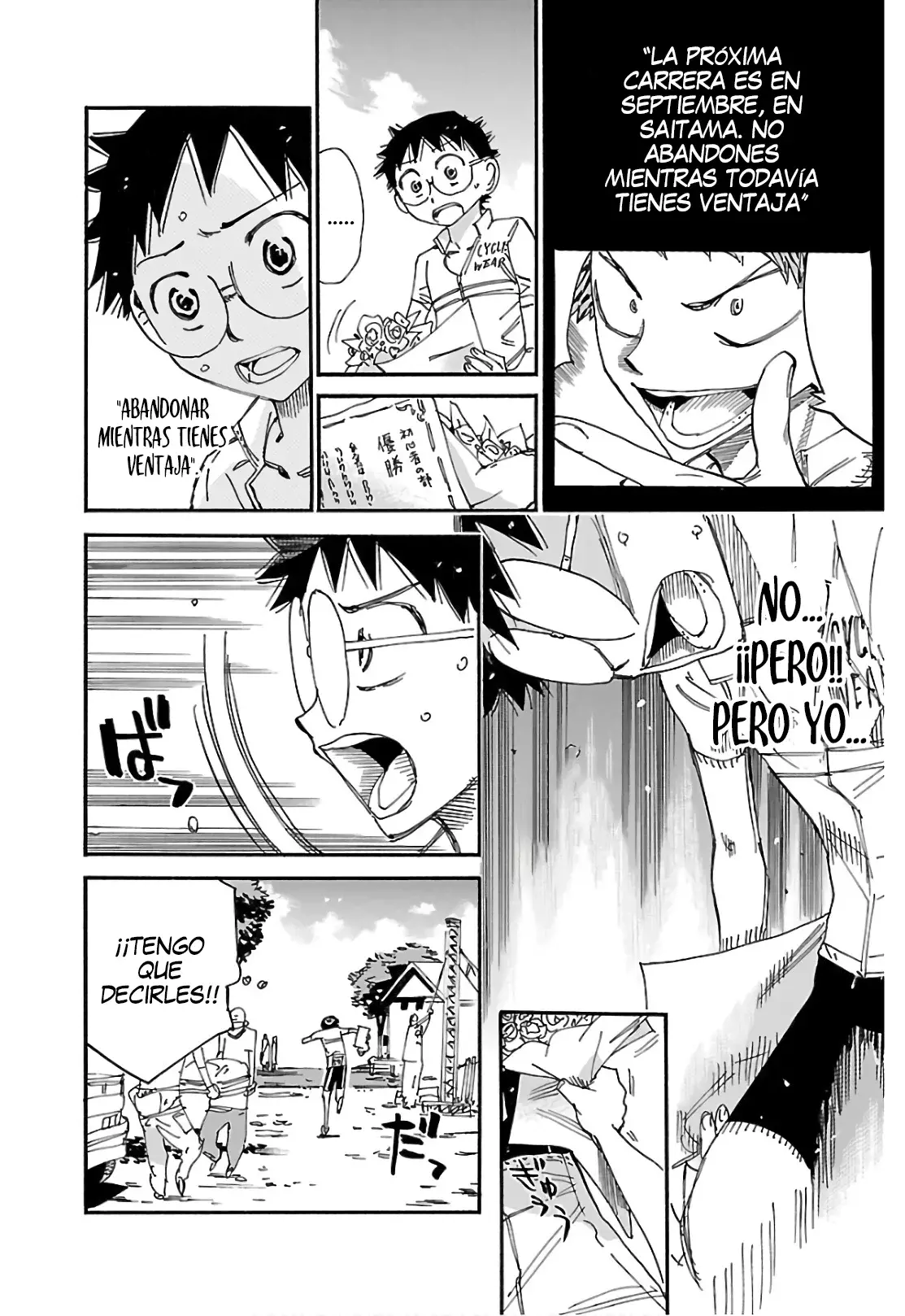 Yowamushi Pedal Capitulo 602: Cada uno por su lado. página 9