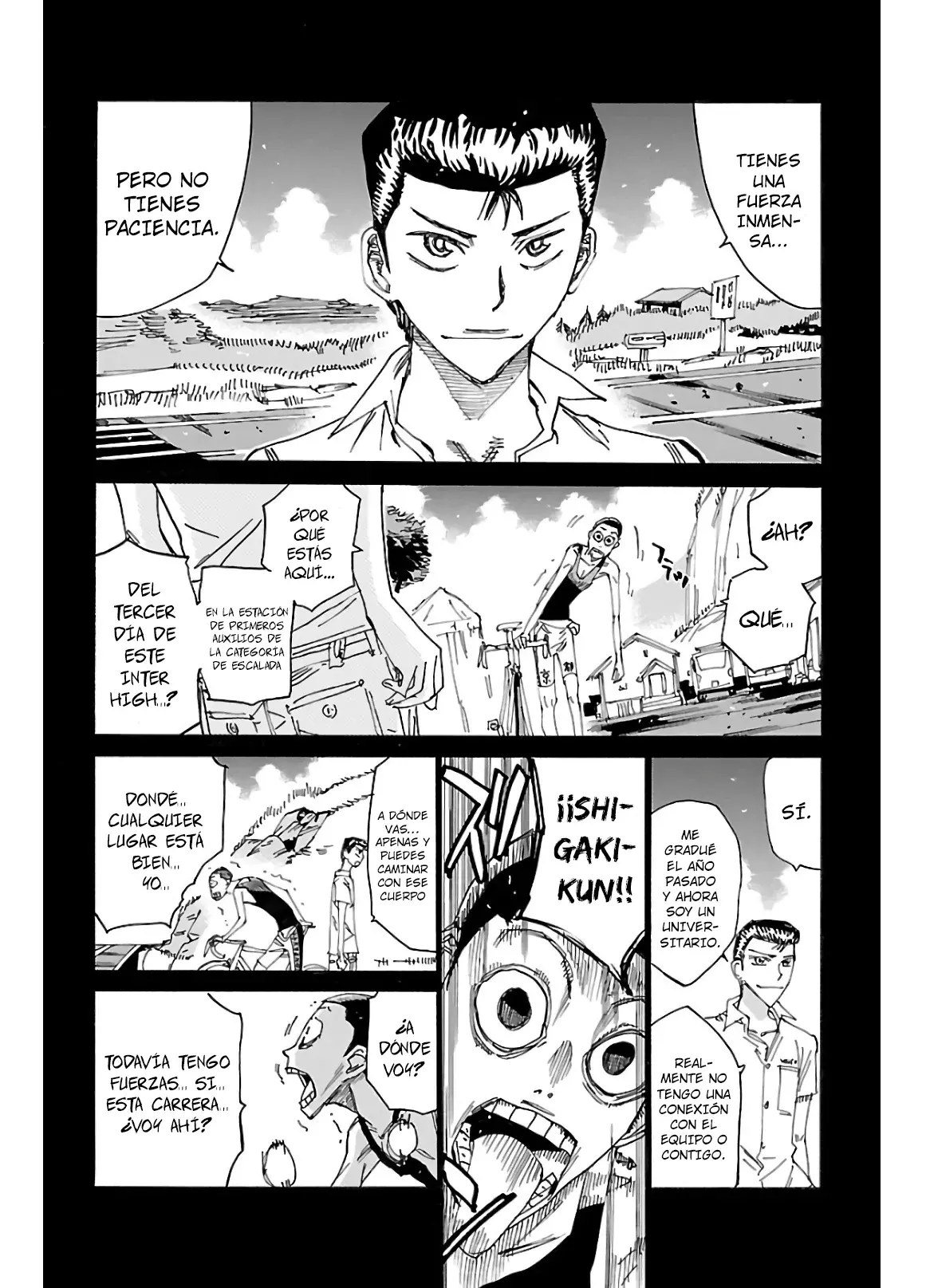 Yowamushi Pedal Capitulo 604: Un rayo de luz. página 19