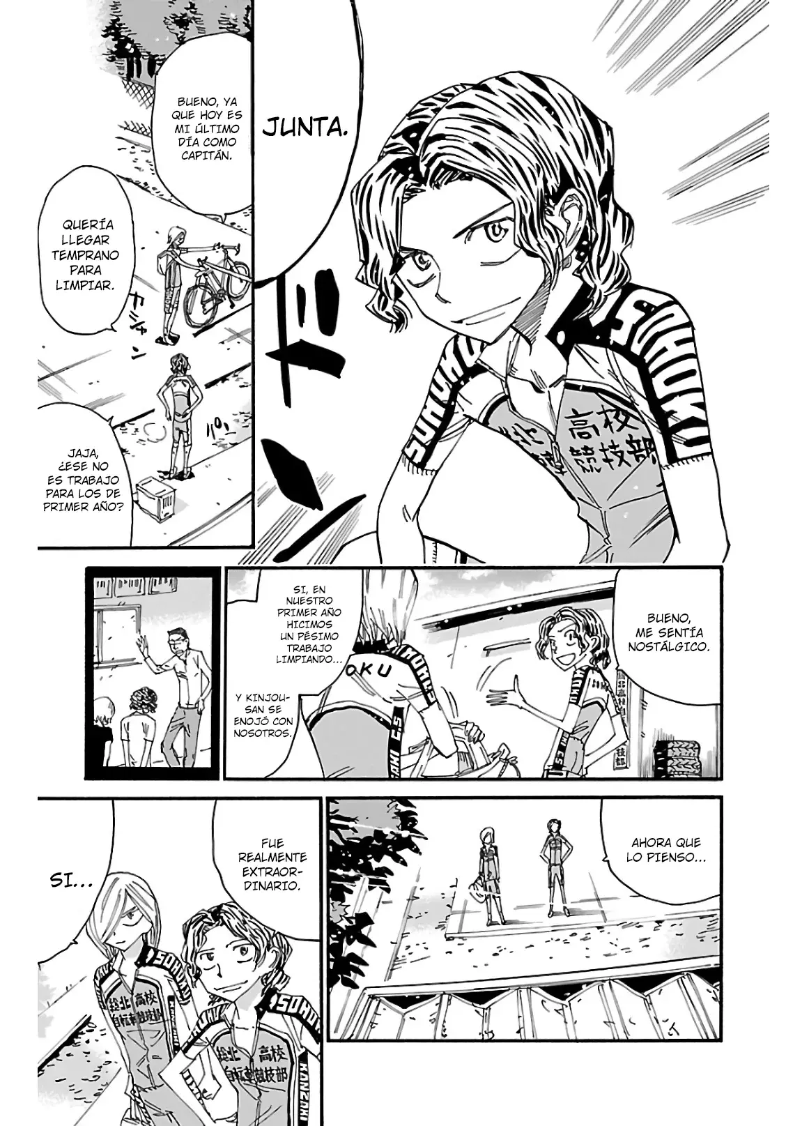 Yowamushi Pedal Capitulo 605: Un nuevo capitán página 4