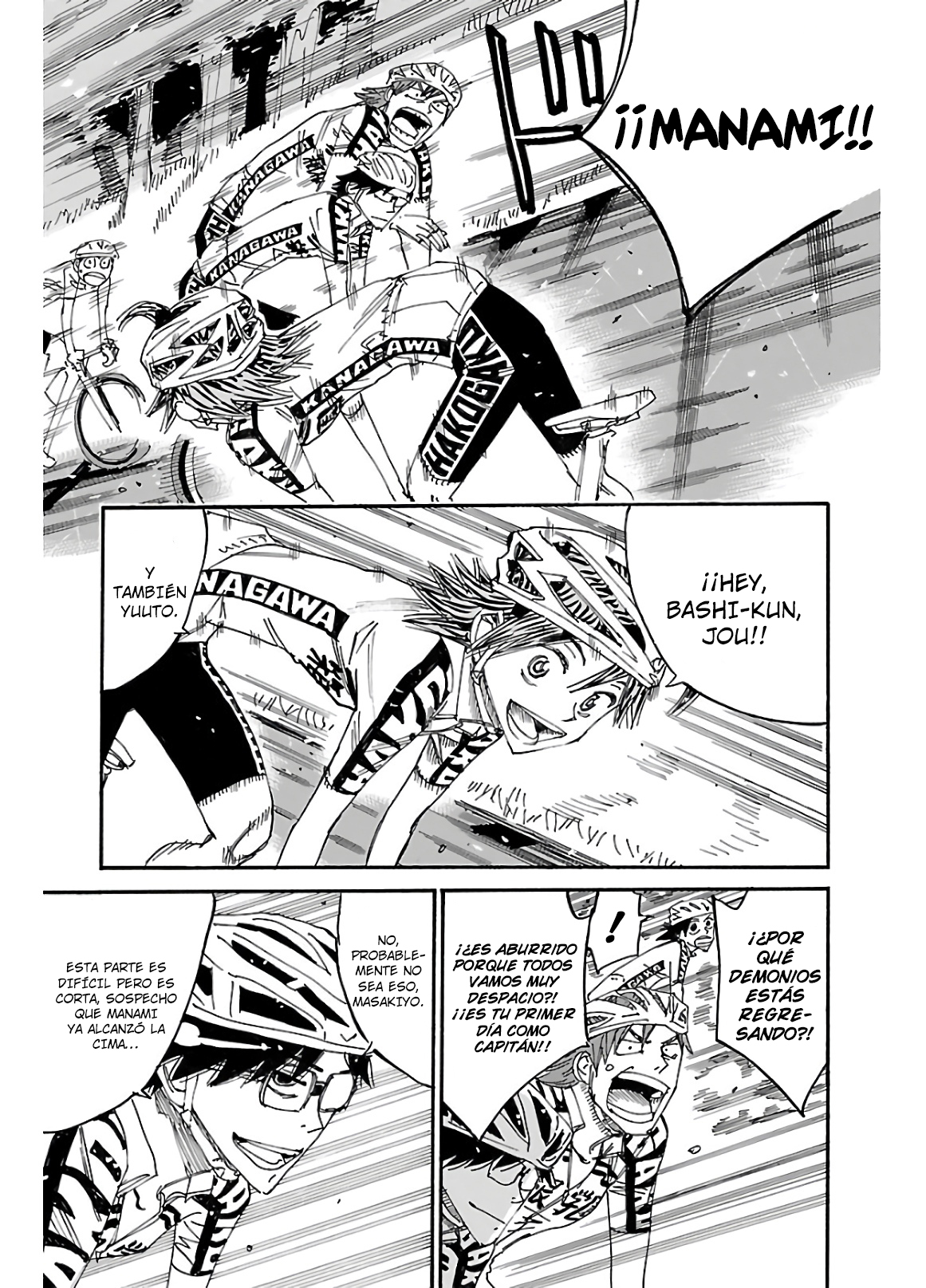 Yowamushi Pedal Capitulo 609 página 8
