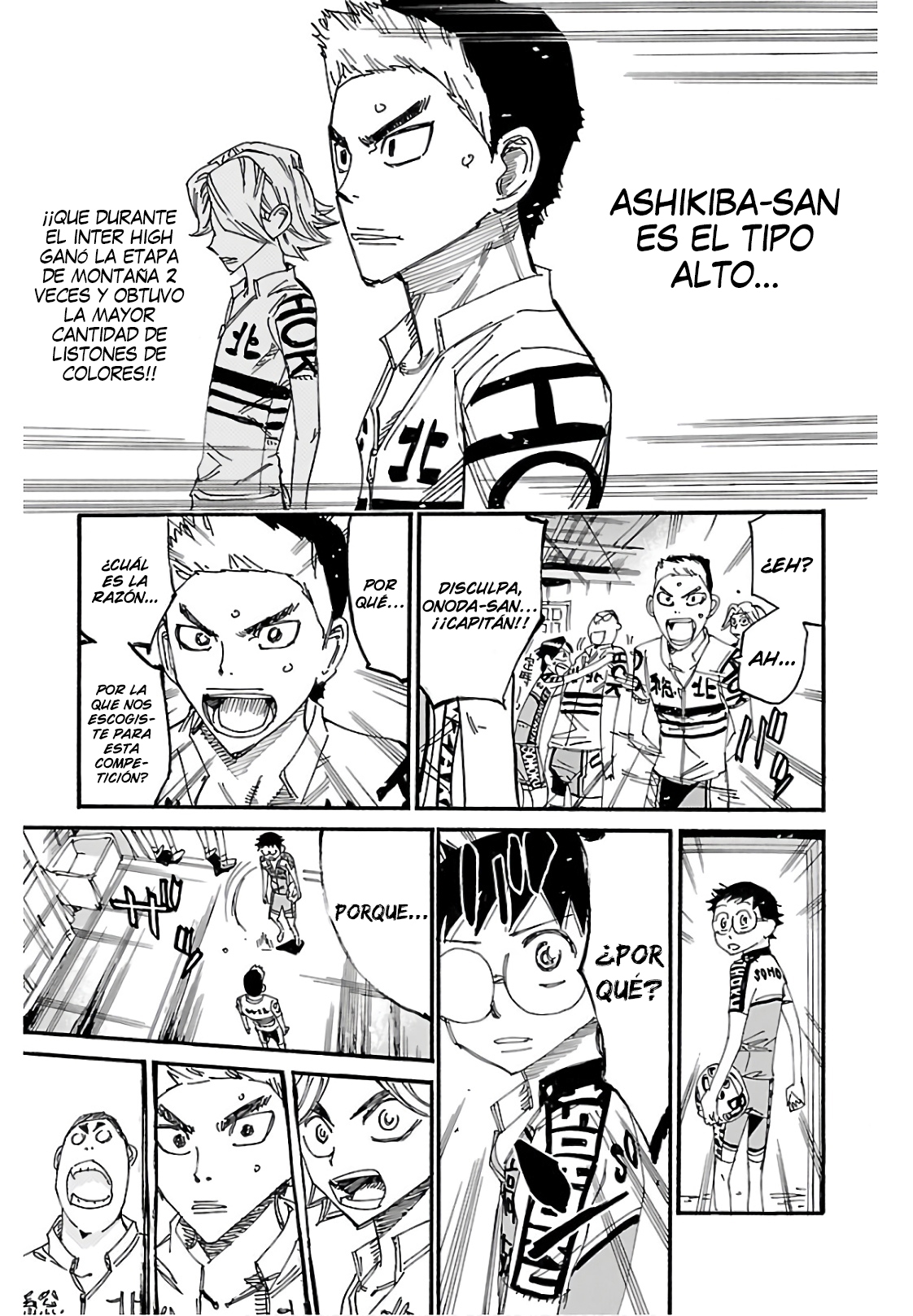 Yowamushi Pedal Capitulo 612 página 8