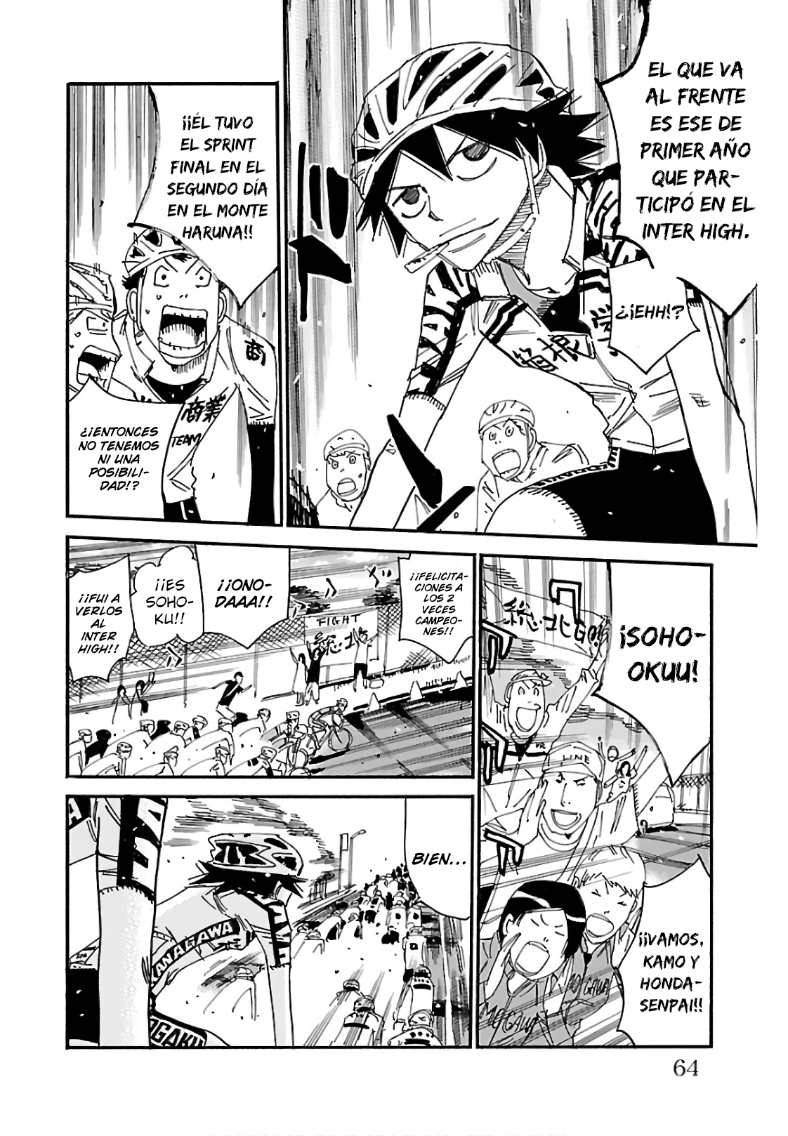 Yowamushi Pedal Capitulo 614 página 14