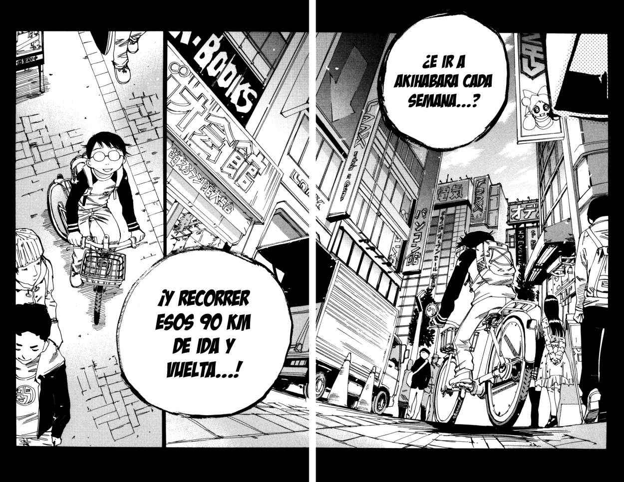 Yowamushi Pedal Capitulo 7: ¿Fuiste a Akiba en esa bicicleta ...? página 13