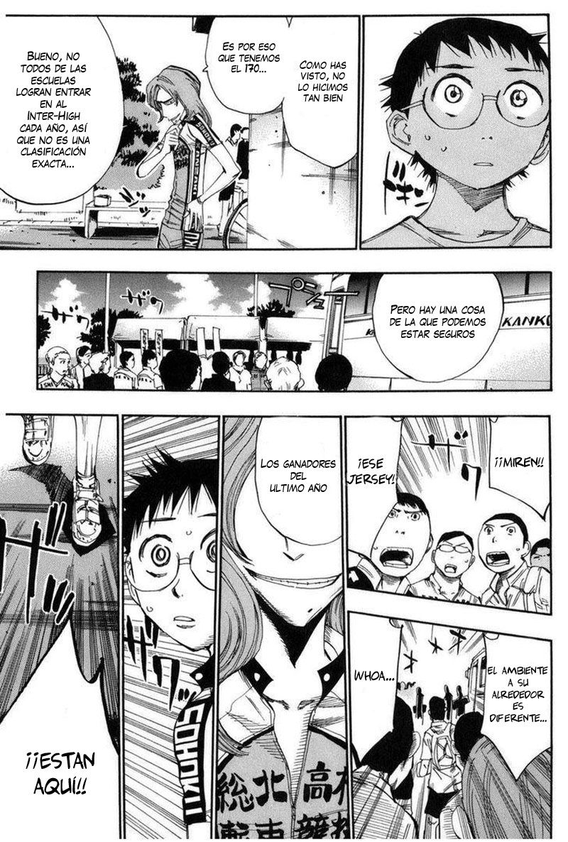 Yowamushi Pedal Capitulo 71: Inter Escolar página 15