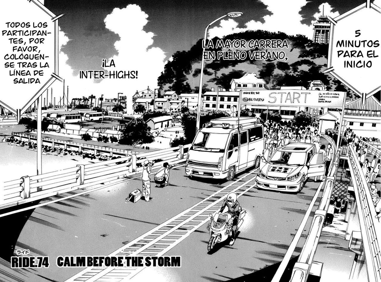 Yowamushi Pedal Capitulo 74: La calma antes de la tormenta página 4