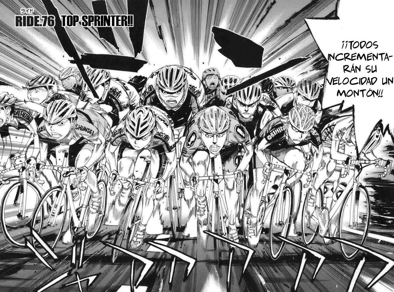 Yowamushi Pedal Capitulo 76: Top Sprinters página 6