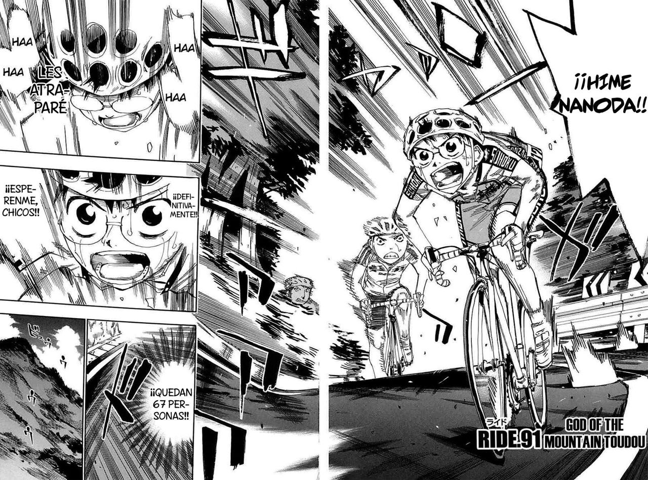 Yowamushi Pedal Capitulo 91: EL DIOS DE LA MONTAÑA TOUDOU página 2