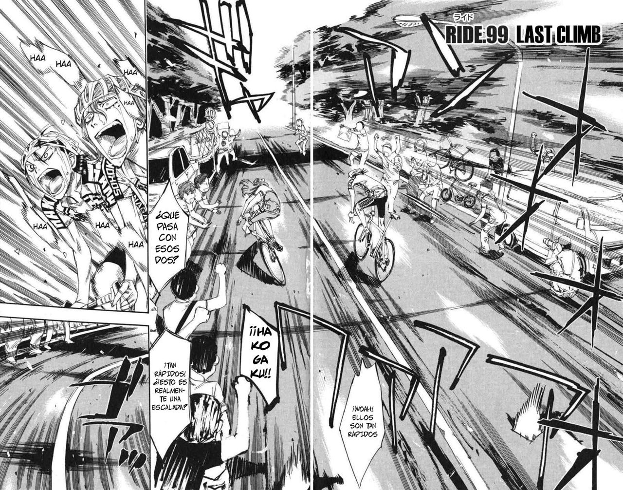 Yowamushi Pedal Capitulo 99: Carrera.99 La última escalada. página 5