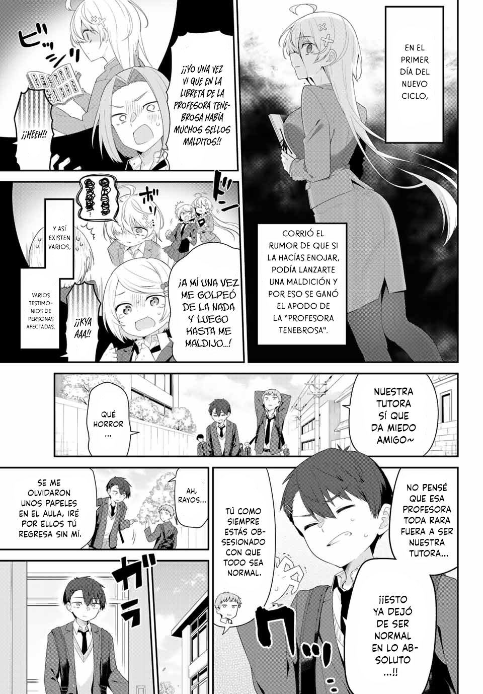 Yowayowa Sensei Capitulo 1: La Profesora Aterradora página 5