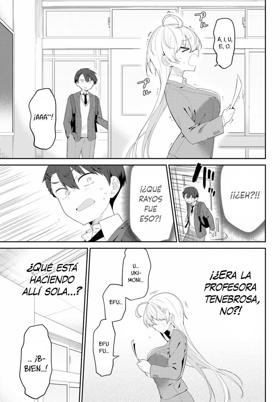 Yowayowa Sensei Capitulo 1: La Profesora Aterradora página 7