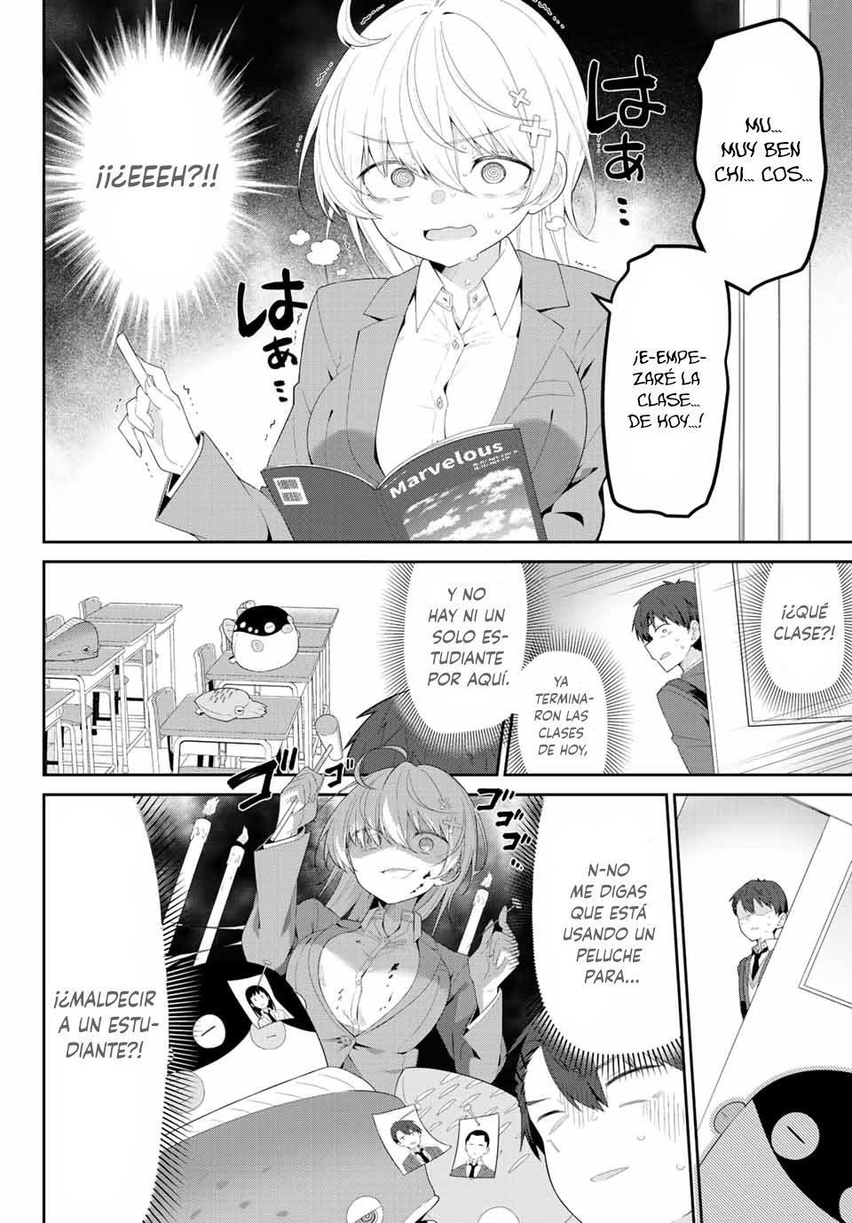 Yowayowa Sensei Capitulo 1: La Profesora Aterradora página 8